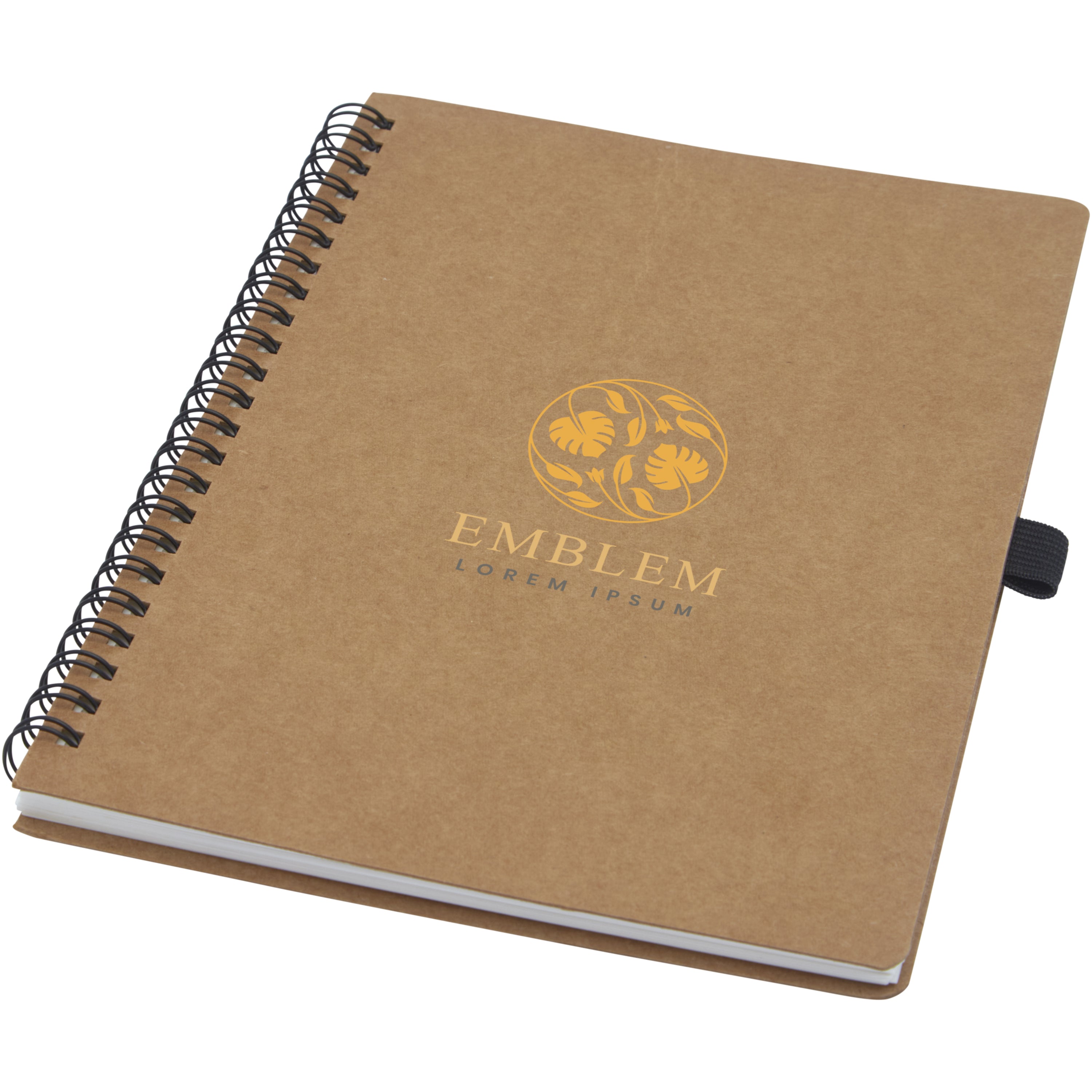 A5 Recycled Cardboard Notebook with Stone Paper
