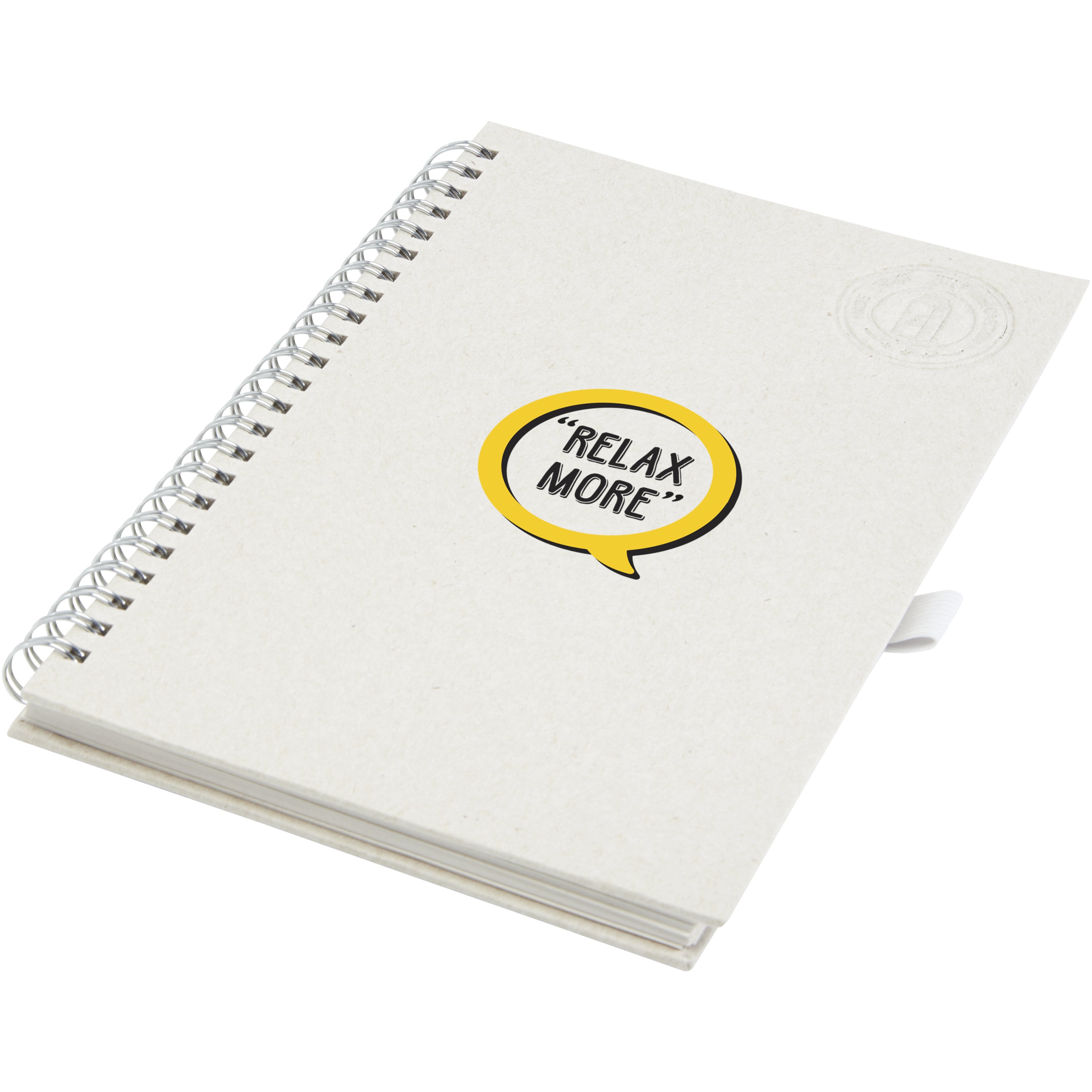 A5 Recycled Milk Carton Spiral Notebook