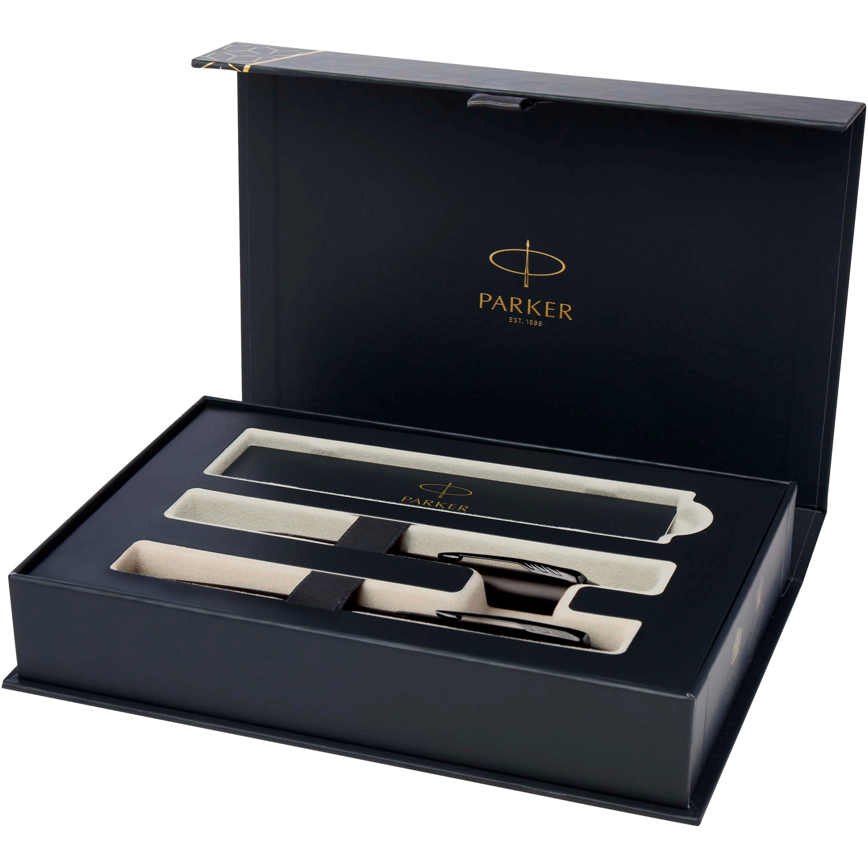 Parker IM Achromatic Ballpoint and Rollerball Pen Set