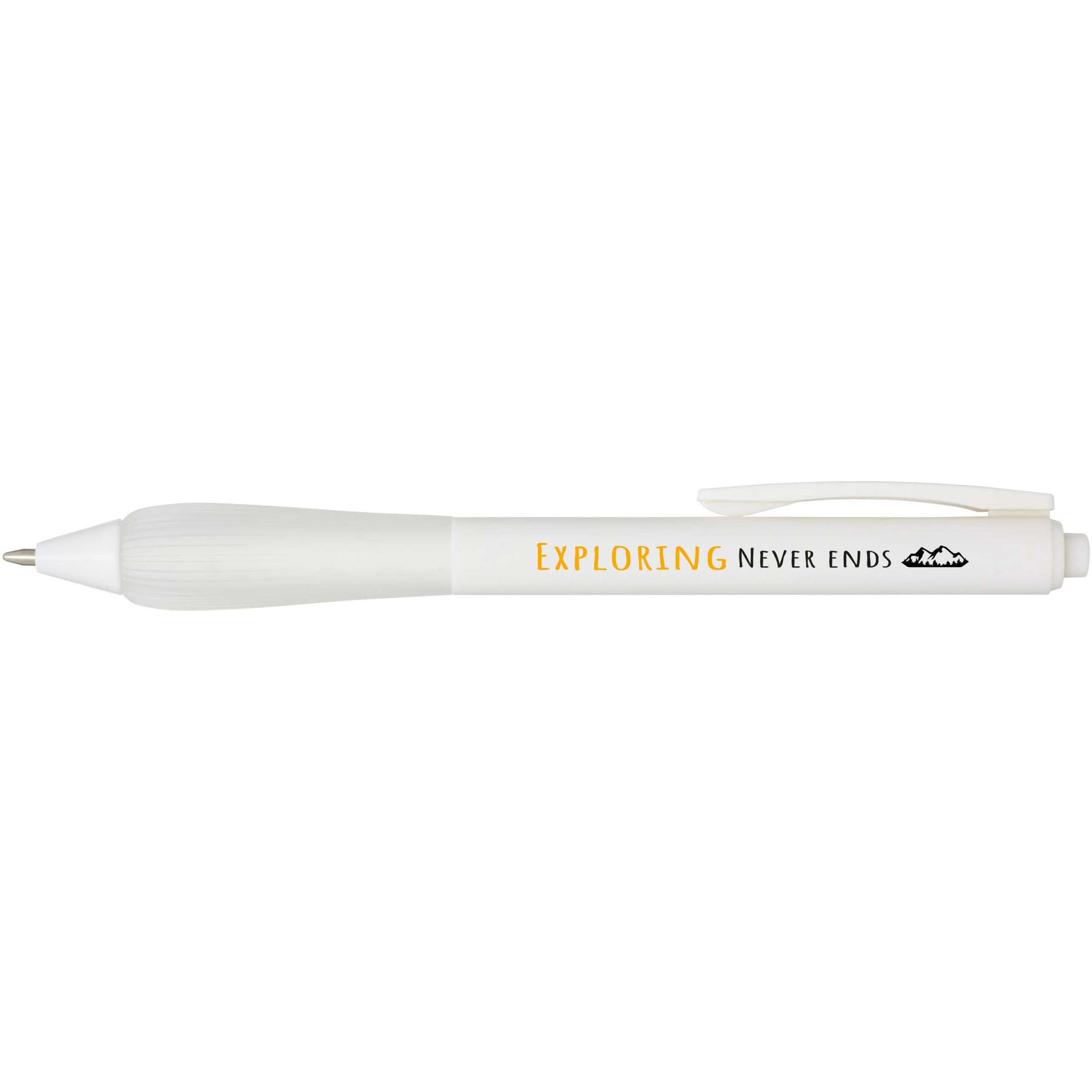 Ballpoint Pen with Rubberised Barrel