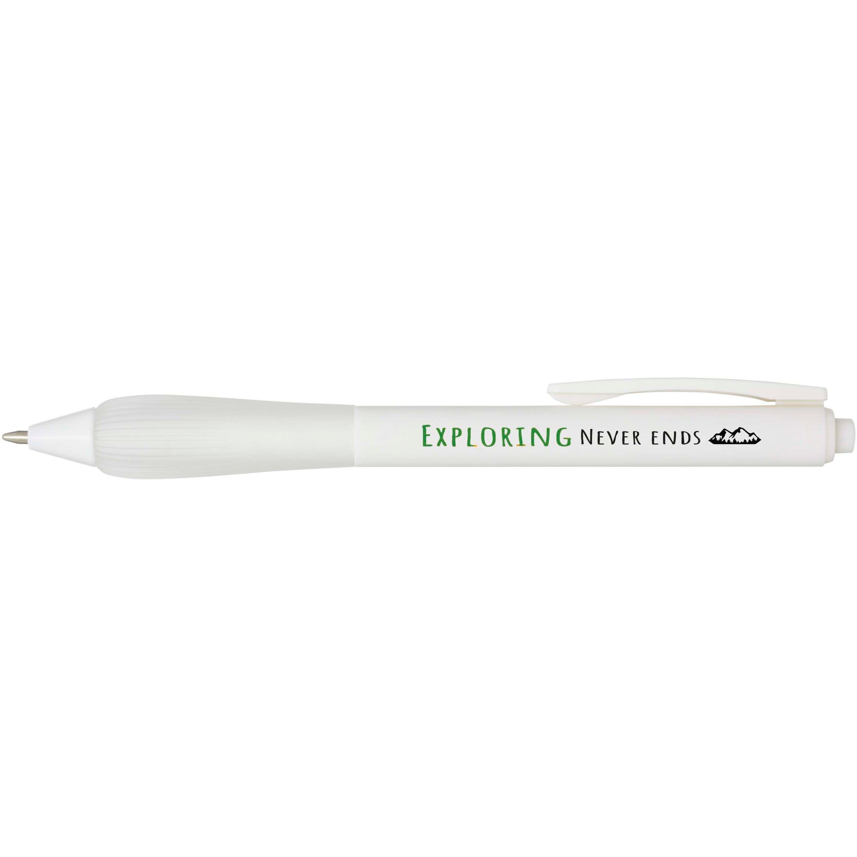 Recycled Plastic Pen with Rubberised Barrel