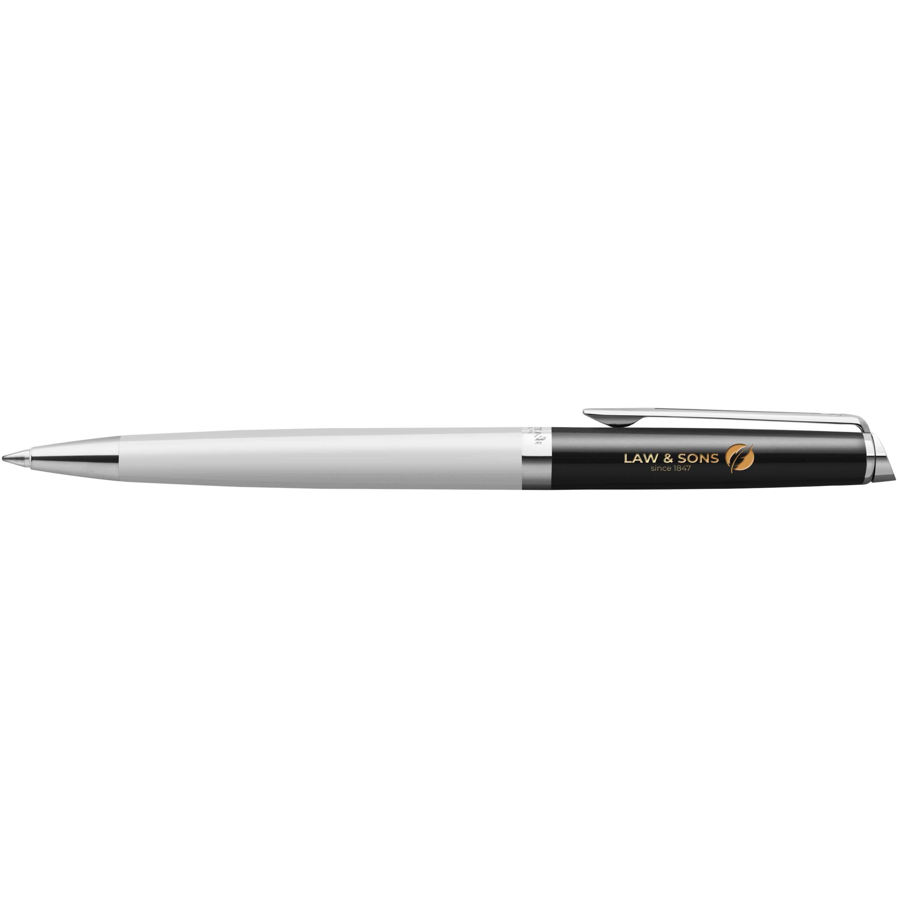 Colour Blocking Ballpoint Pen with Palladium Trim