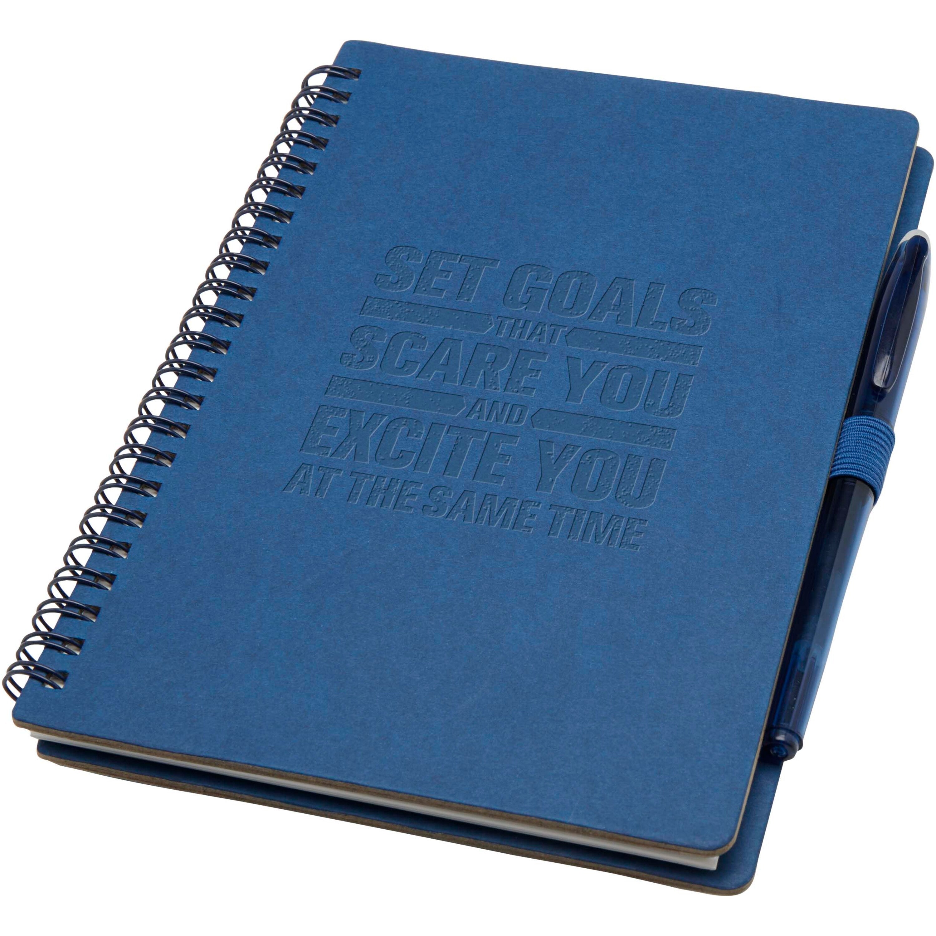 Slate Reusable Hard Cover Notebook and Pen Set