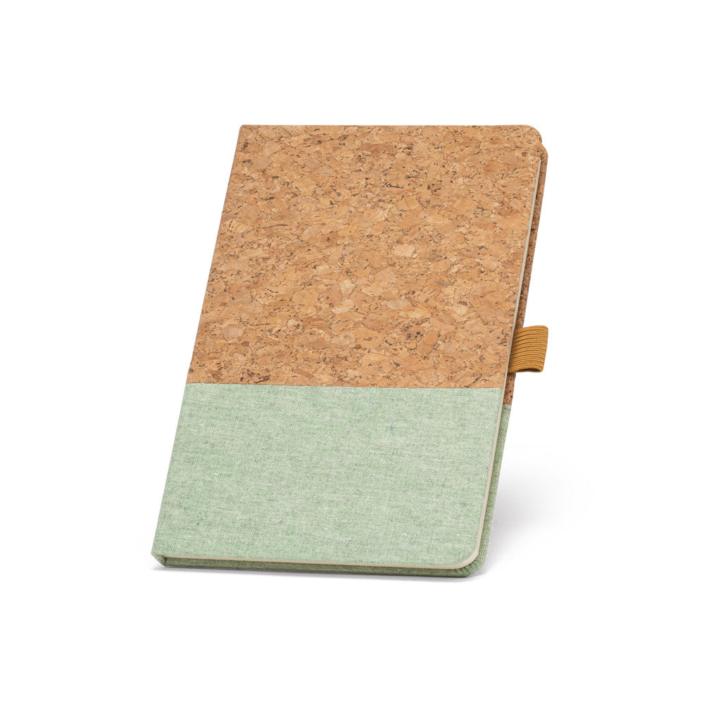 Klee Ii. A5 Notebook In Cork And Linen With Lined Sheets