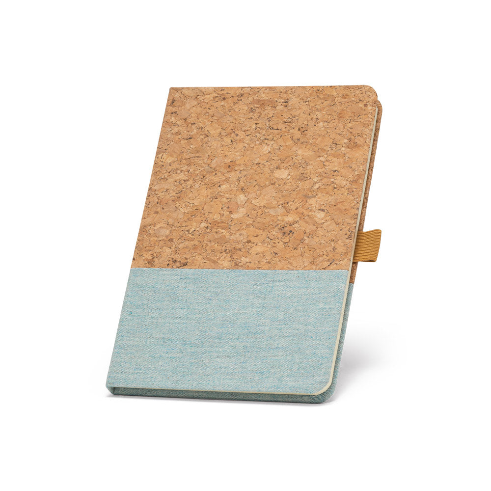 Klee Ii. A5 Notebook In Cork And Linen With Lined Sheets