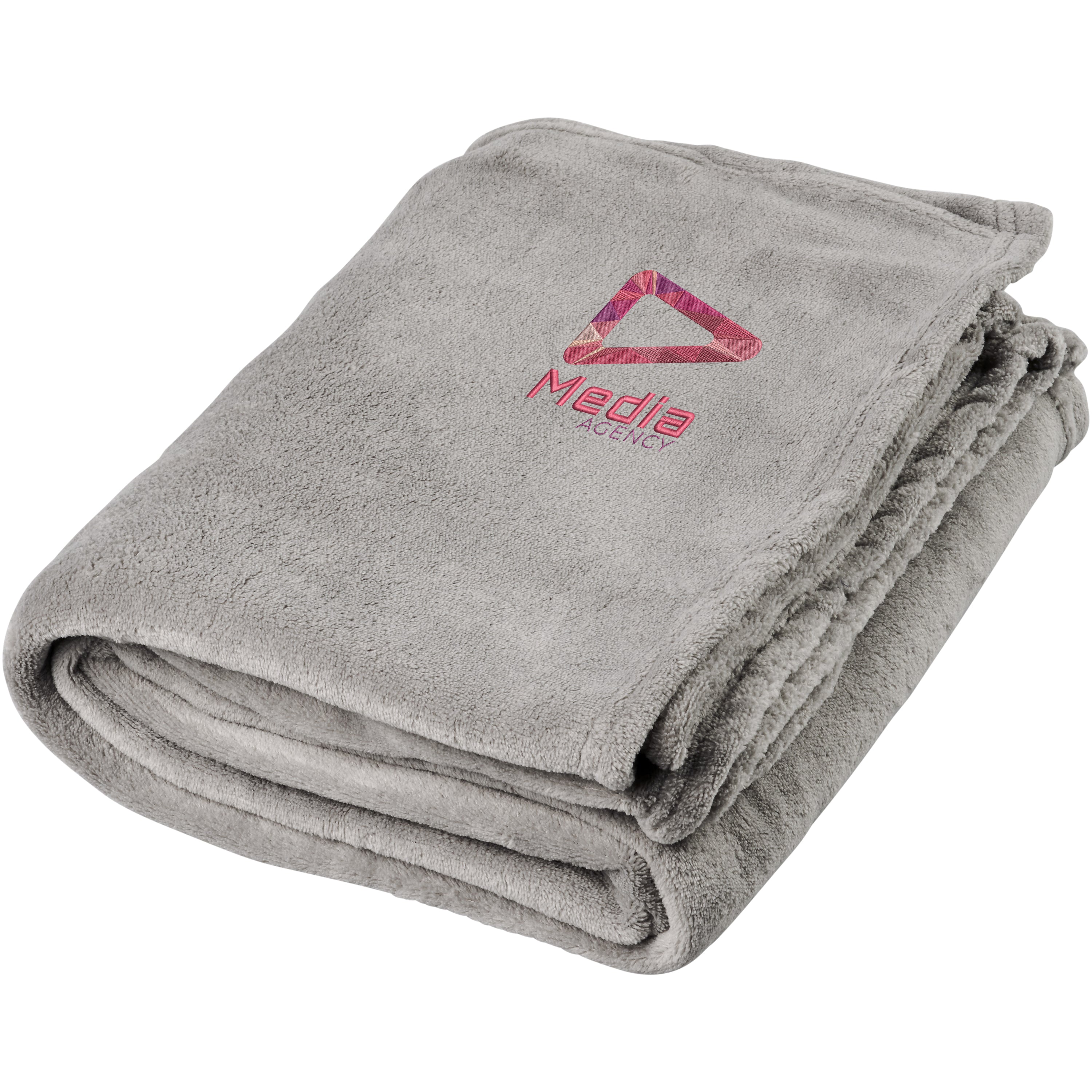 Extra Soft Coral Fleece Plaid Blanket