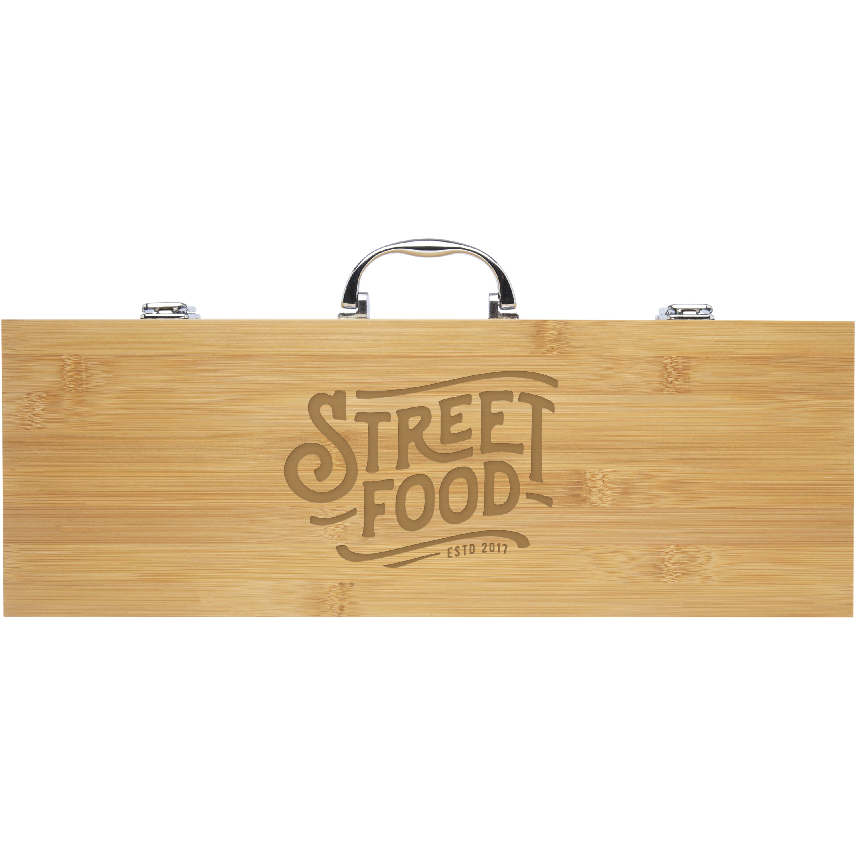 5-Piece Bamboo BBQ Tools Set