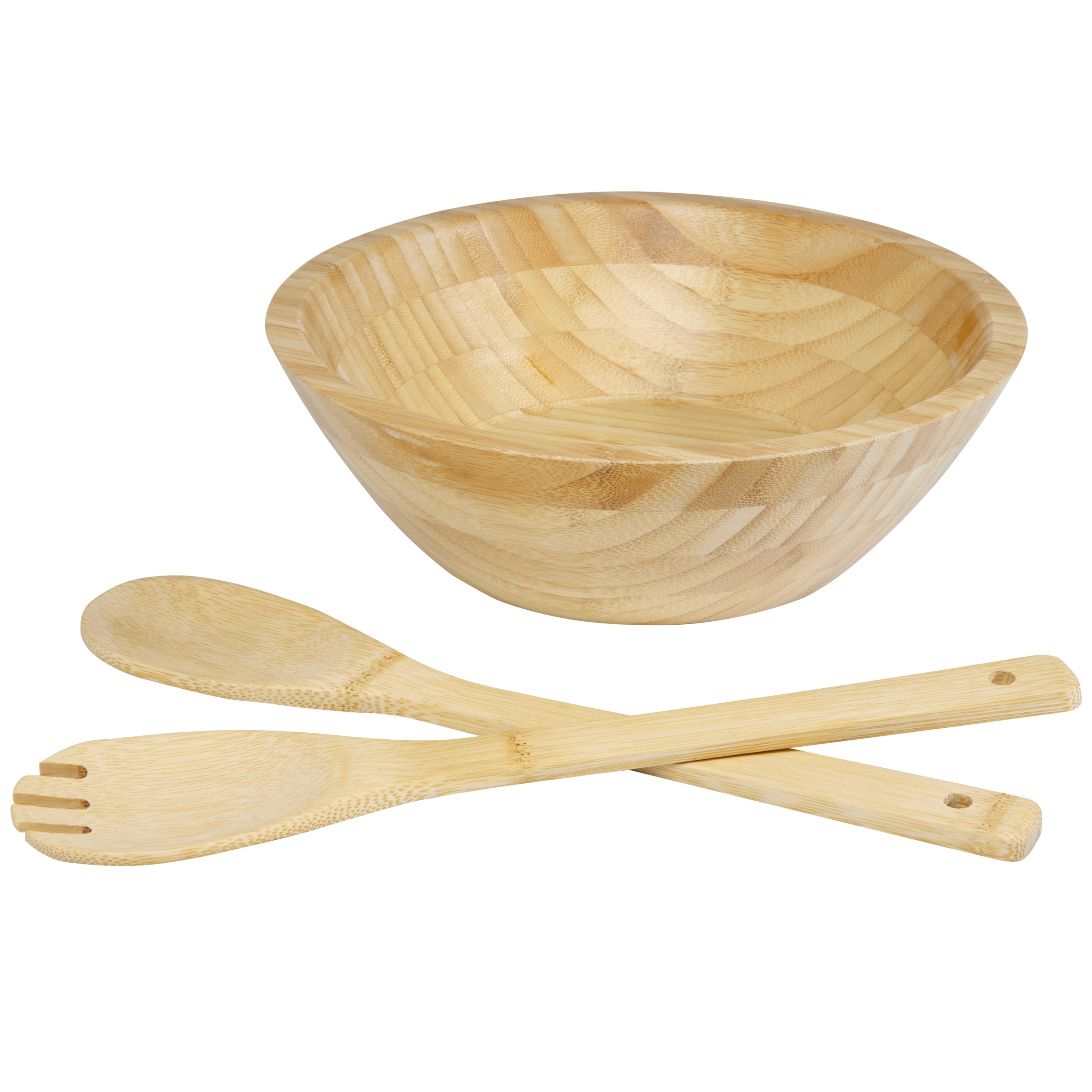 Argulls Bamboo Salad Bowl and Tools Set