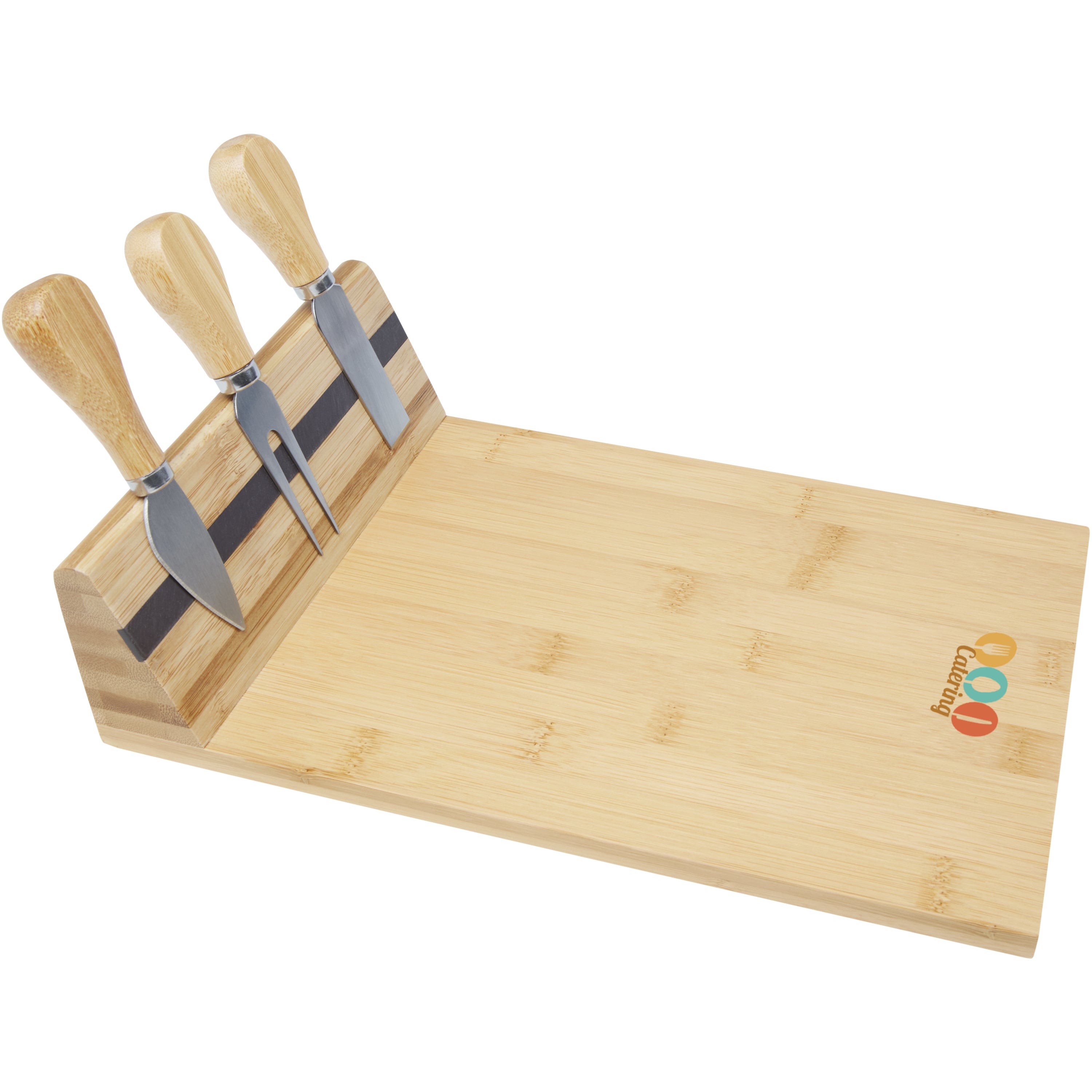 Bamboo Magnetic Cheese Board and Tools Set