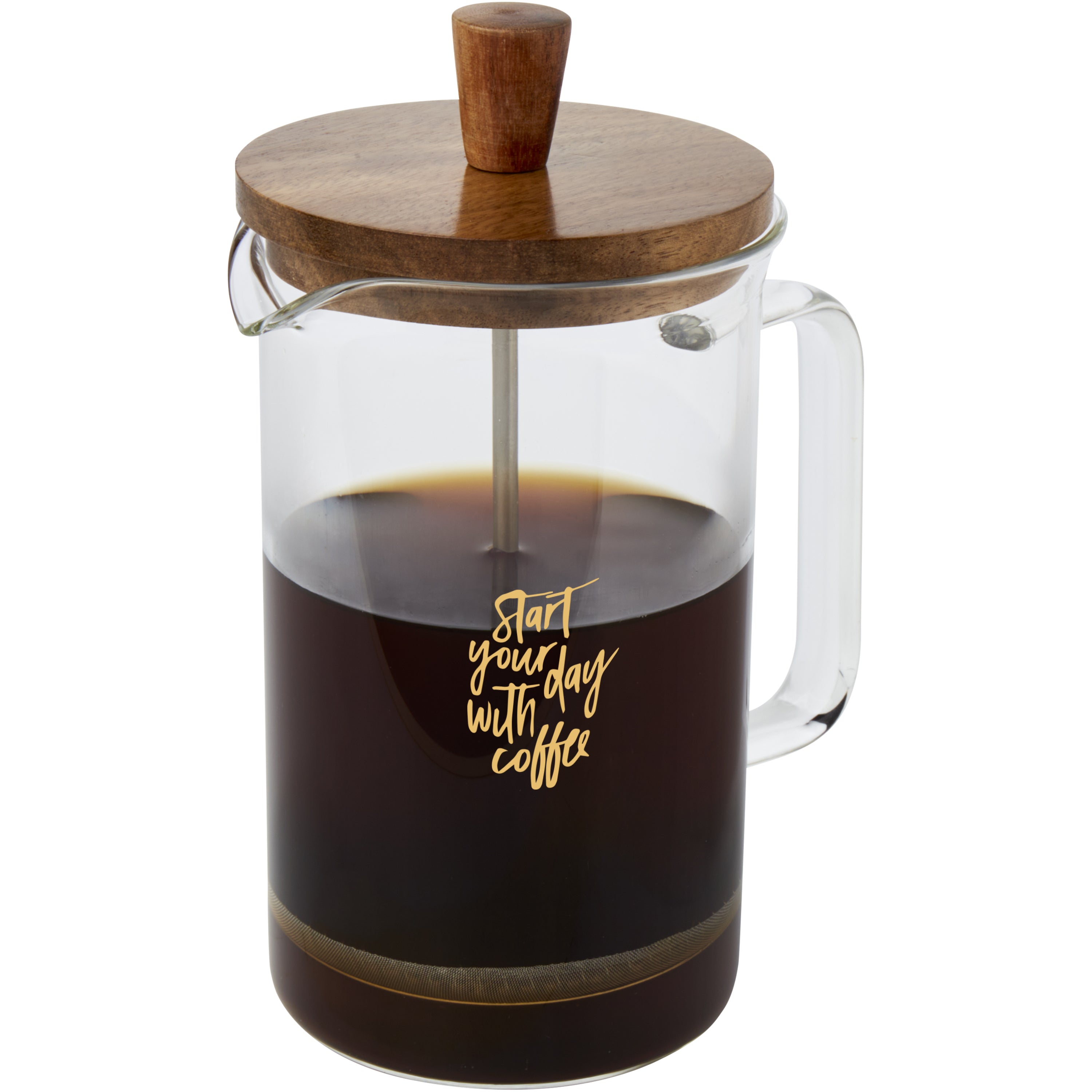 Coffee Press with Acacia Wood Lid
