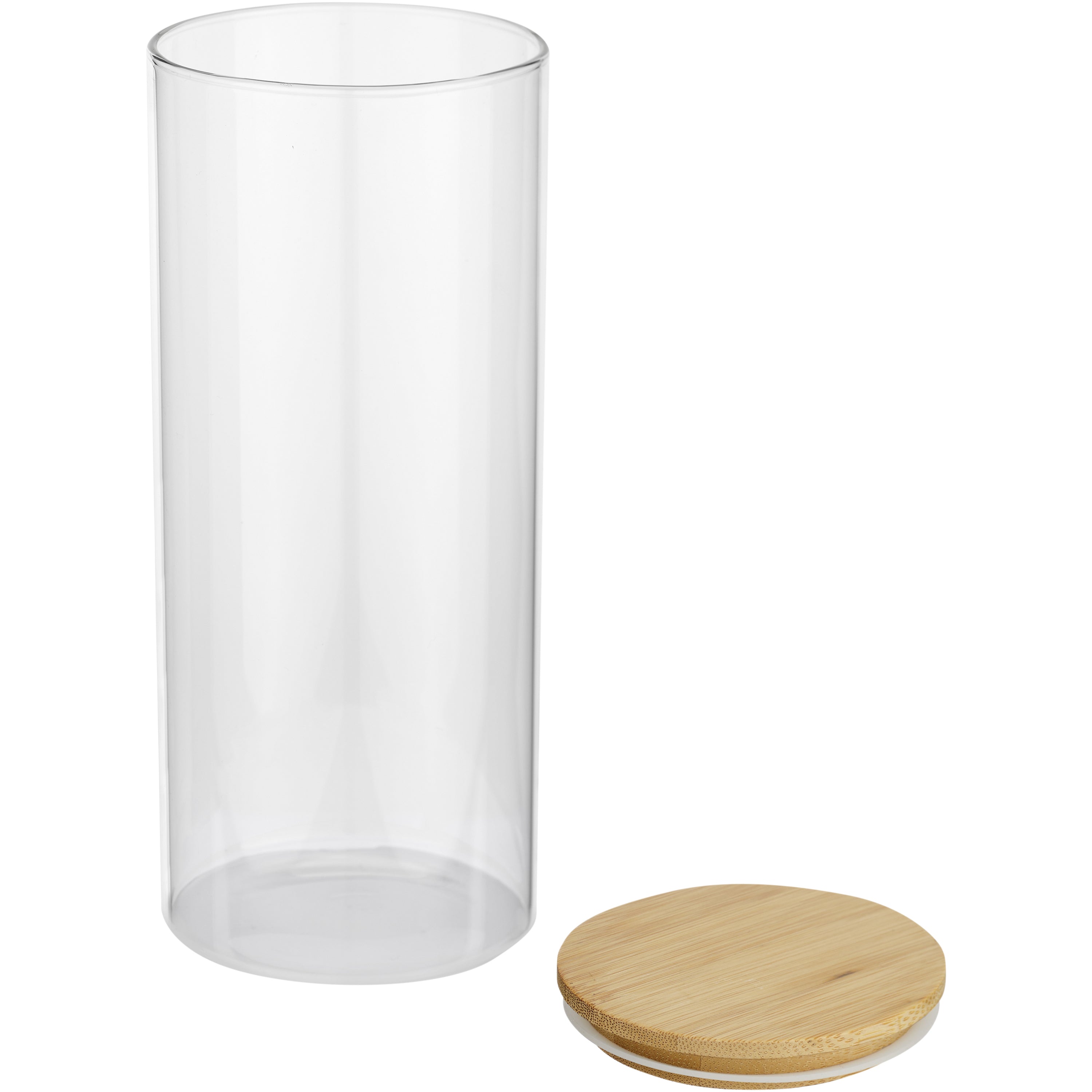 Boley Large Glass Food Container with Bamboo Lid