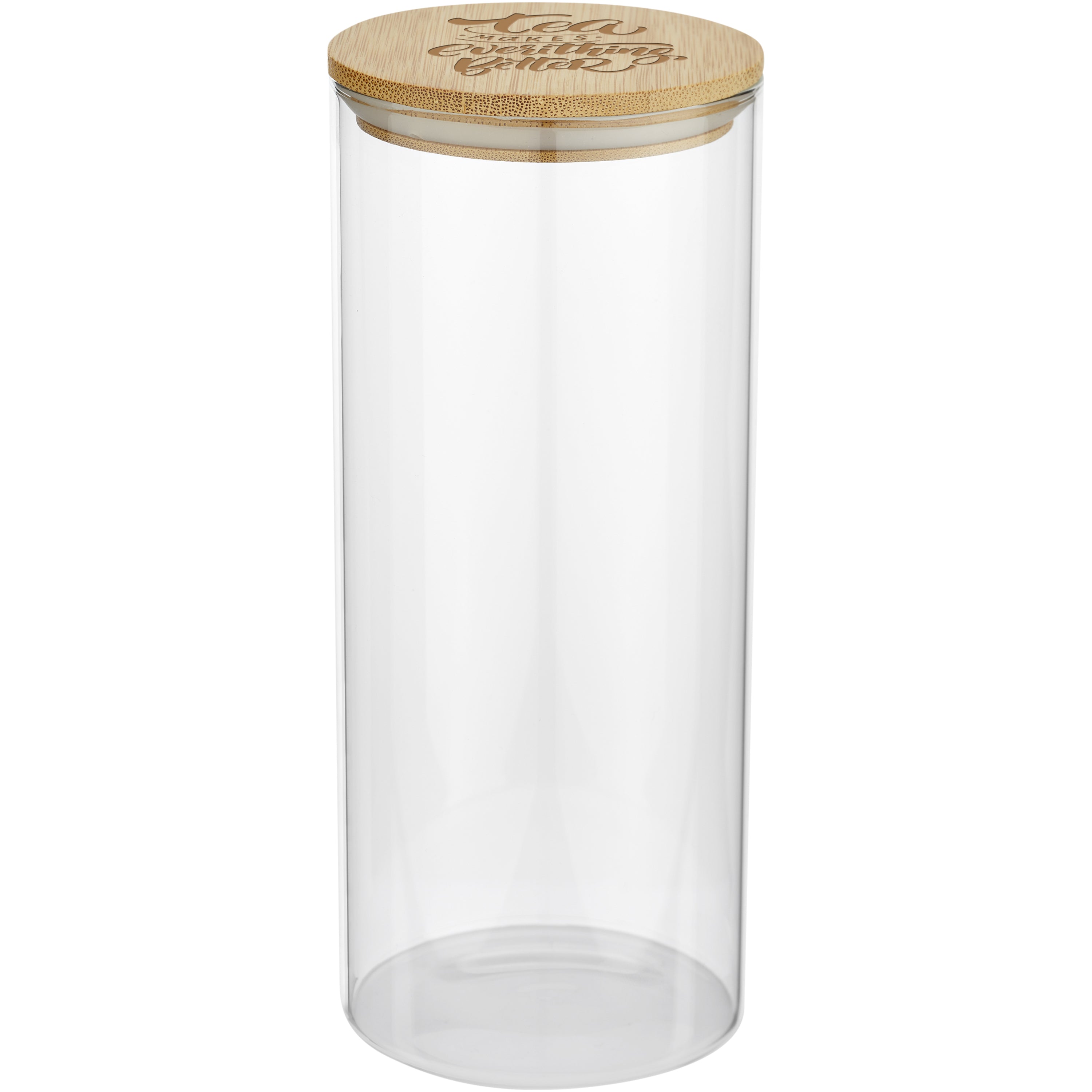 Boley Large Glass Food Container with Bamboo Lid