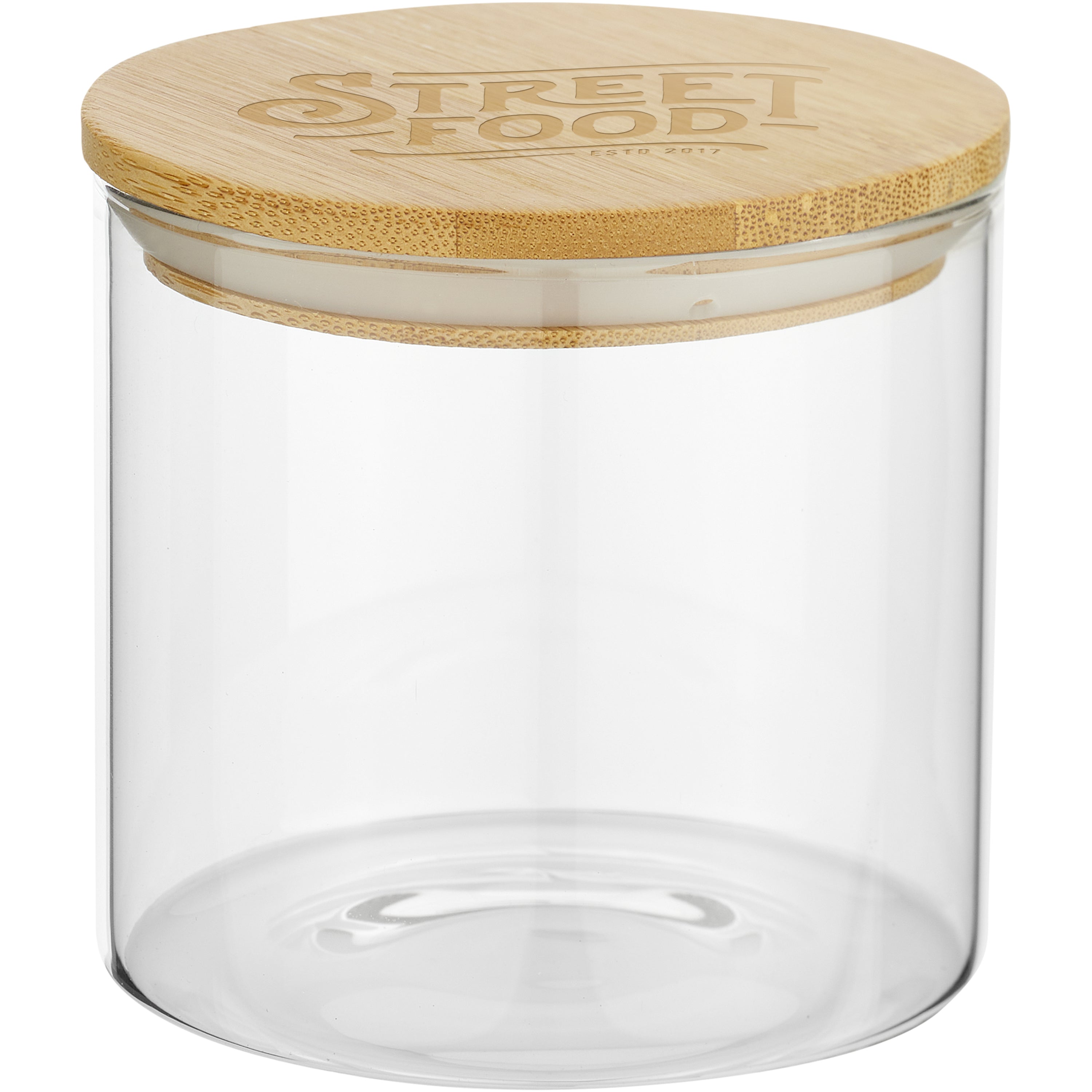 Boley Glass Food Container with Bamboo Lid