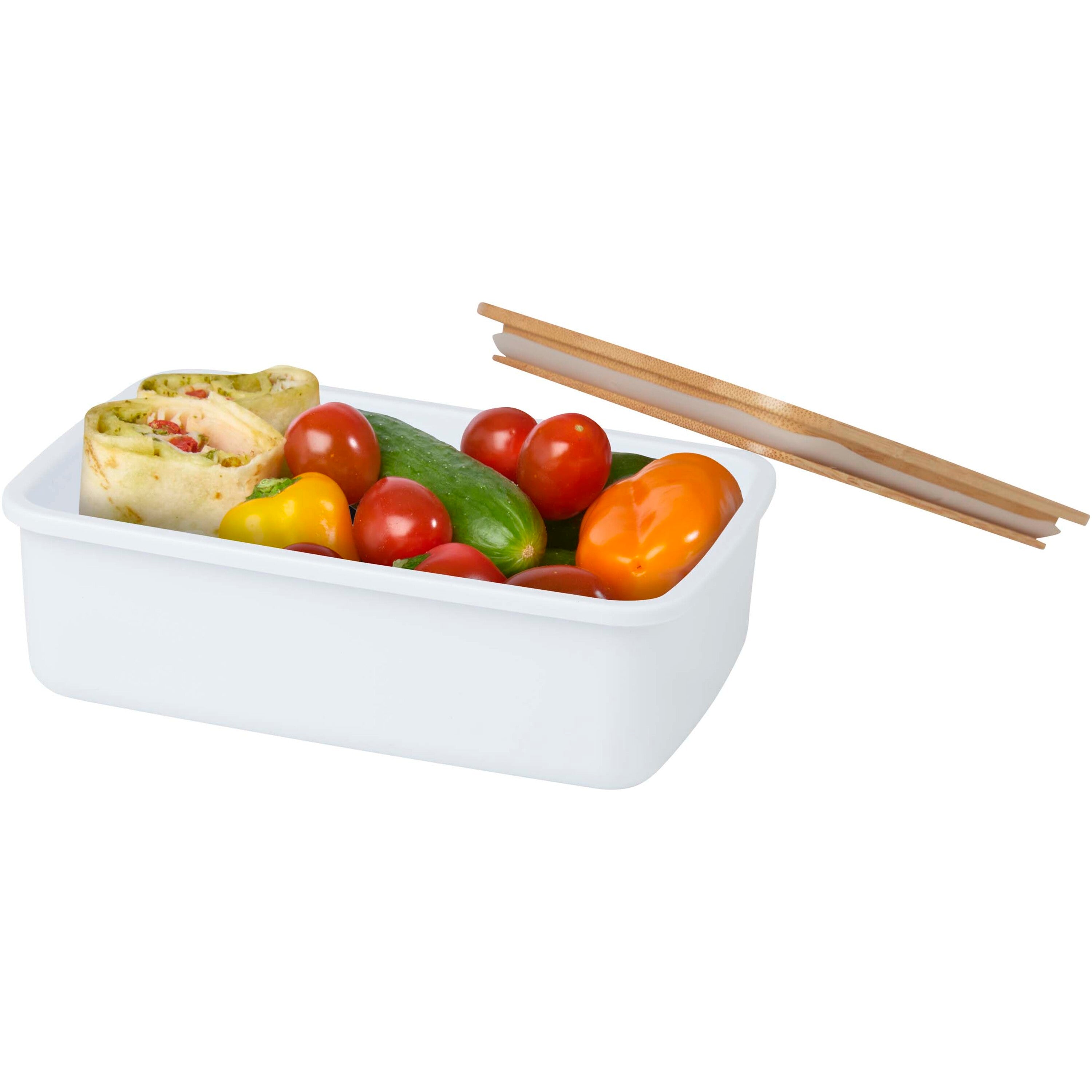Recycled Plastic Bamboo Lid Lunch Box
