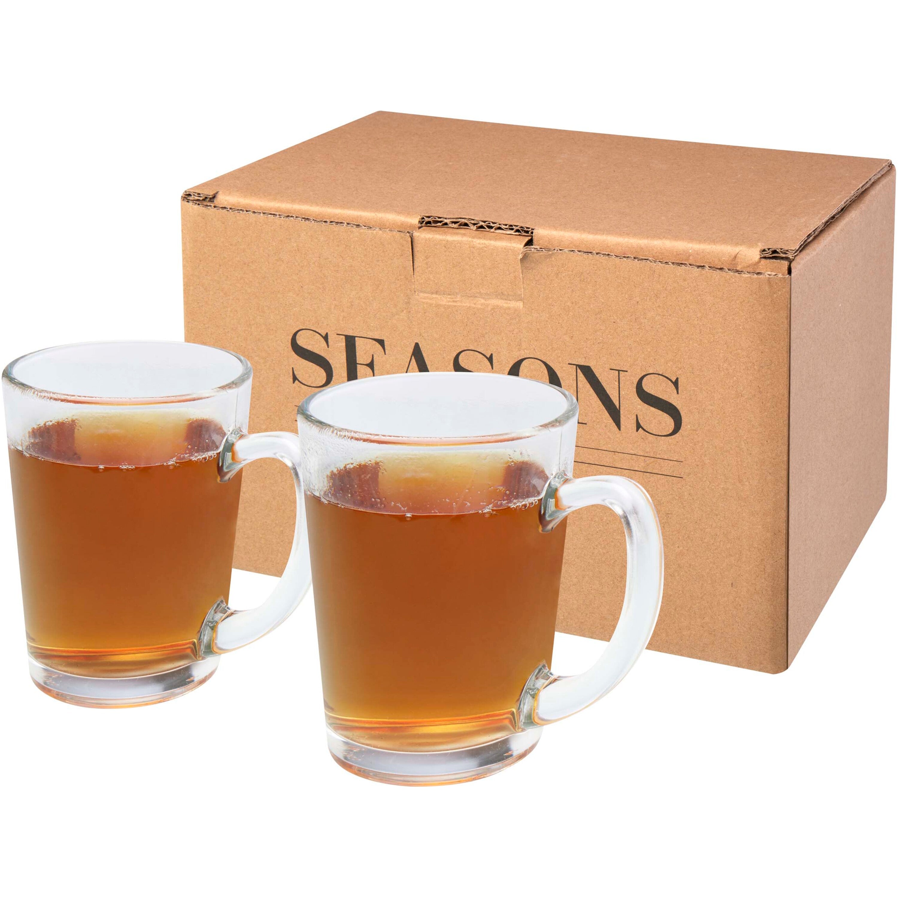 Zeni 2-Piece 310ml Glass Tea Set