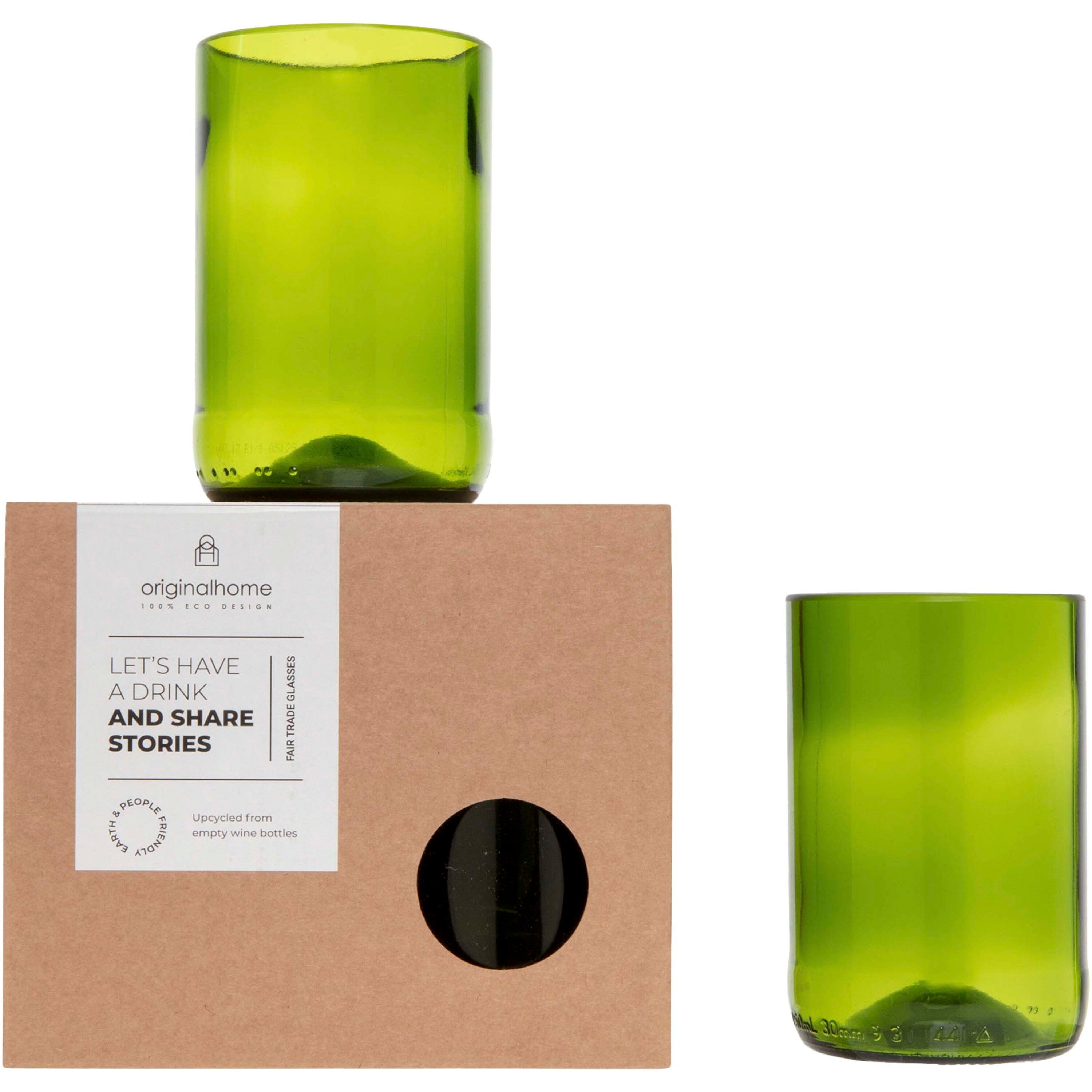 280ml Upcycled Drinking Glass Set