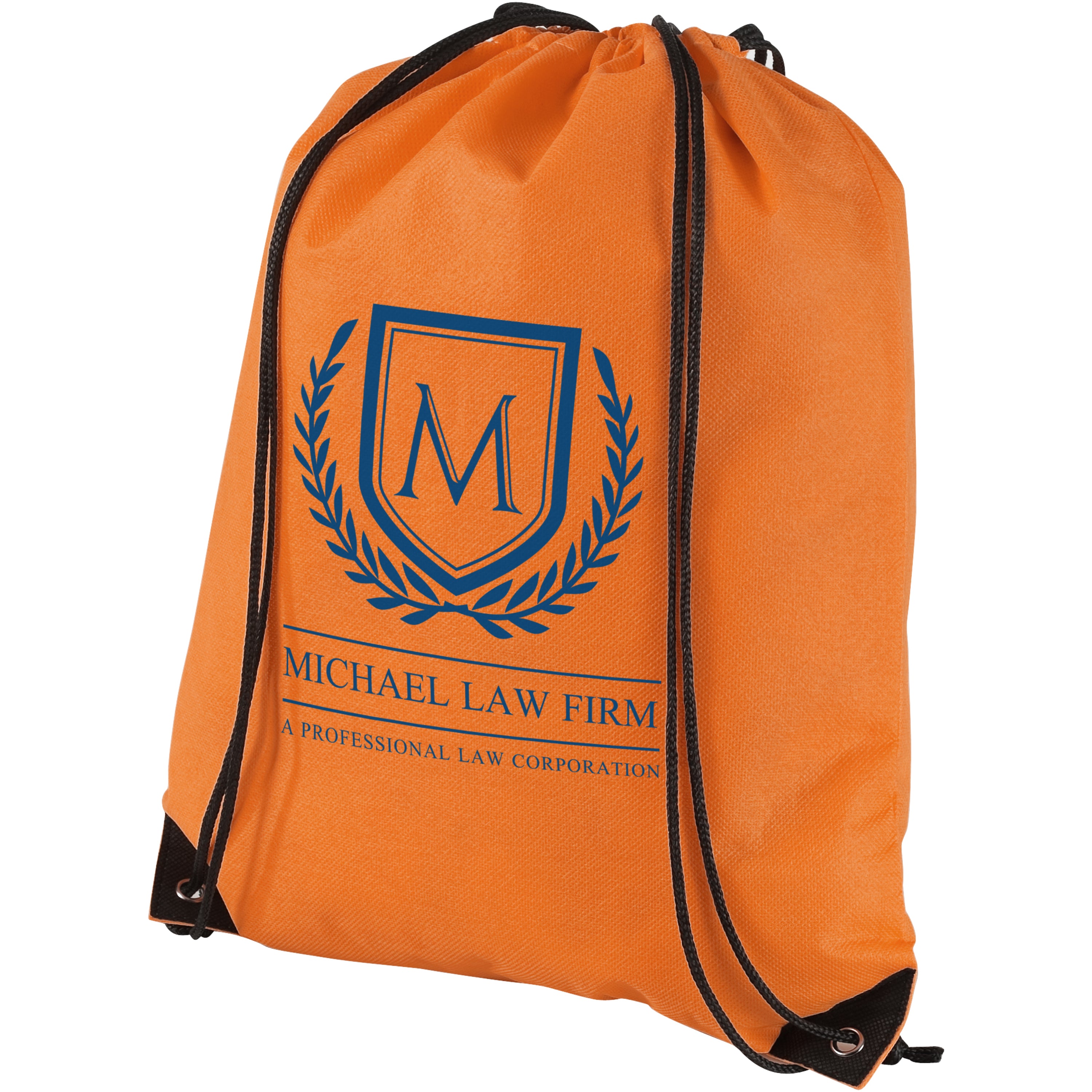 Evergreen Non-Woven Drawstring Bag
