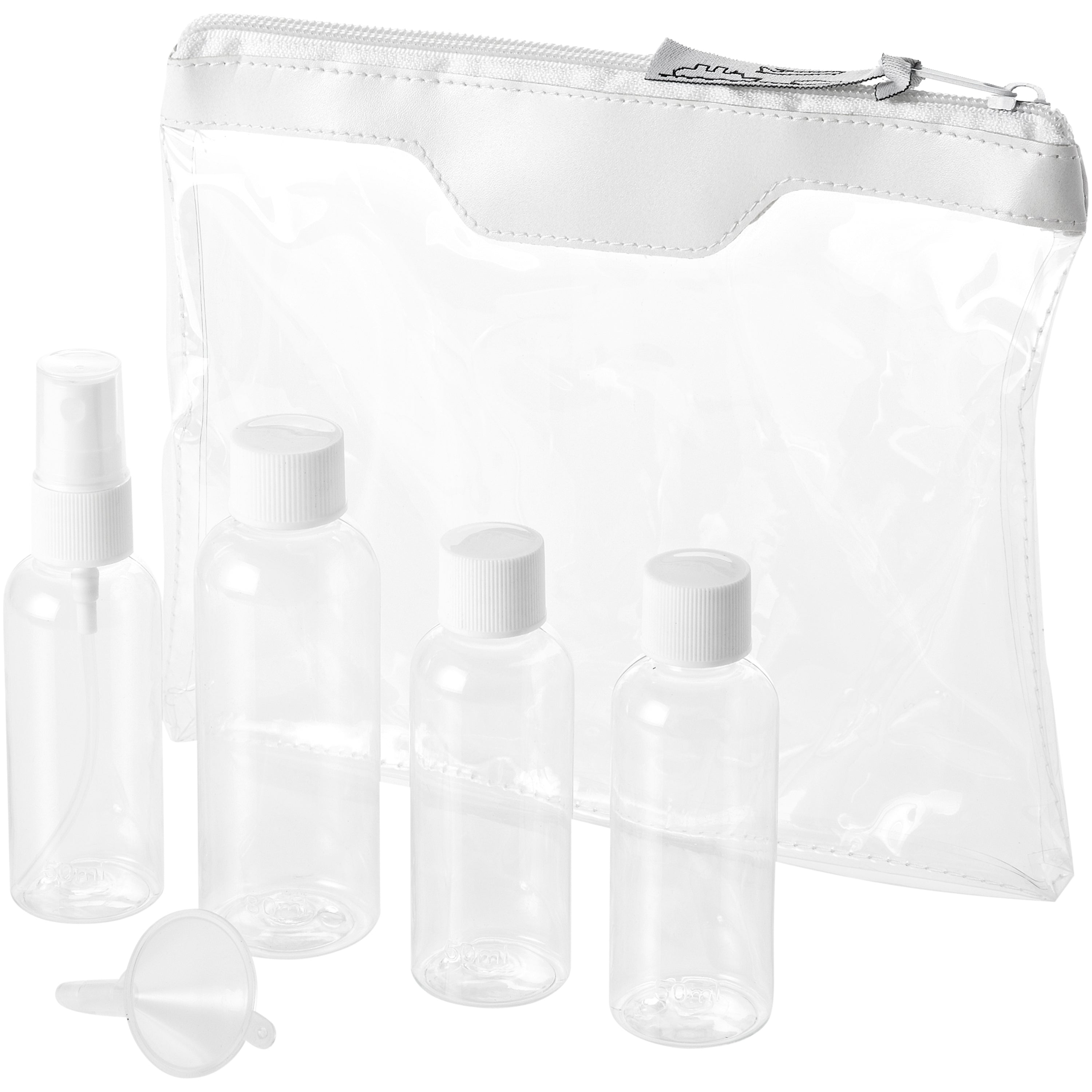 Airline Approved Travel Bottle Toiletry Bag Set
