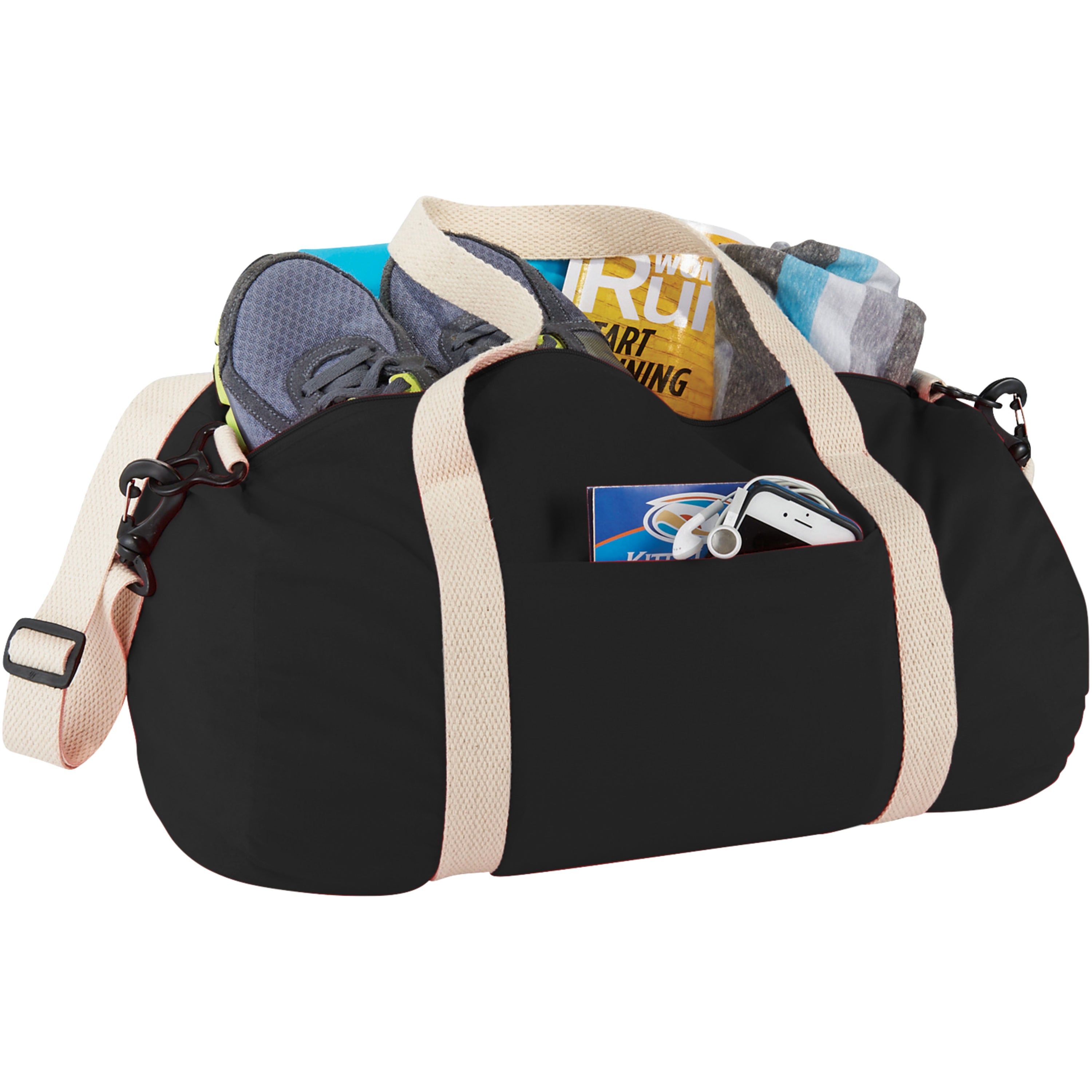 Cochichuate Cotton Barrel Duffle Bag