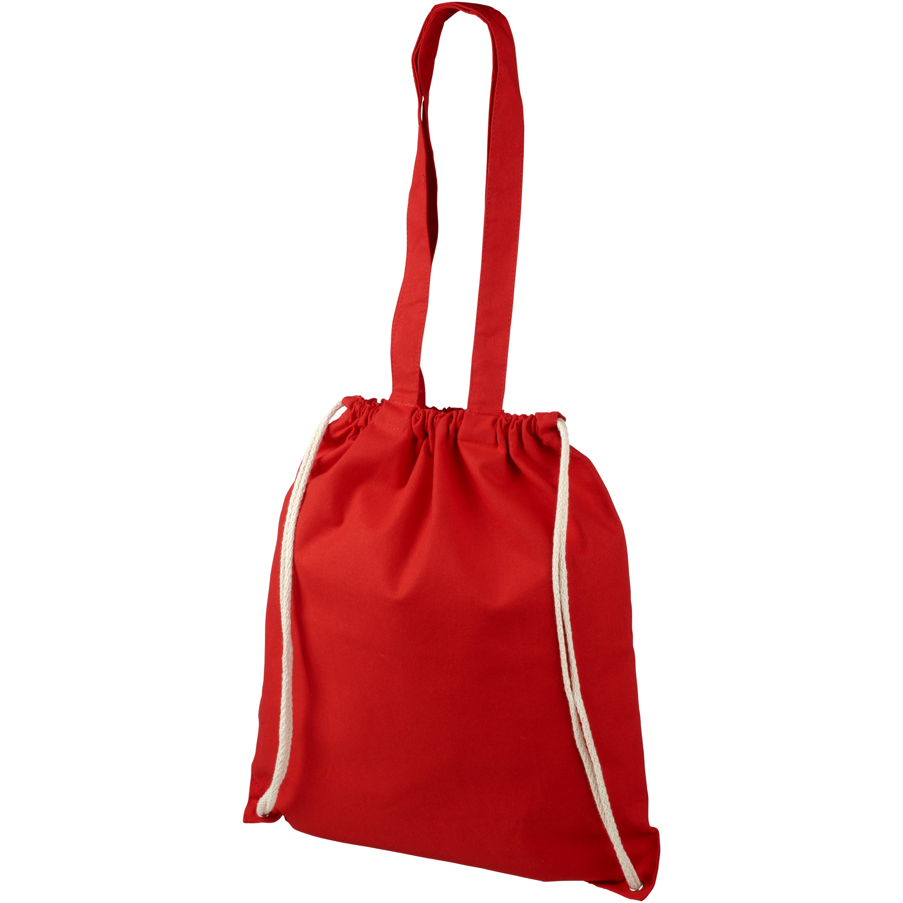 Eliza Long Handled Cotton Drawstring Bag
