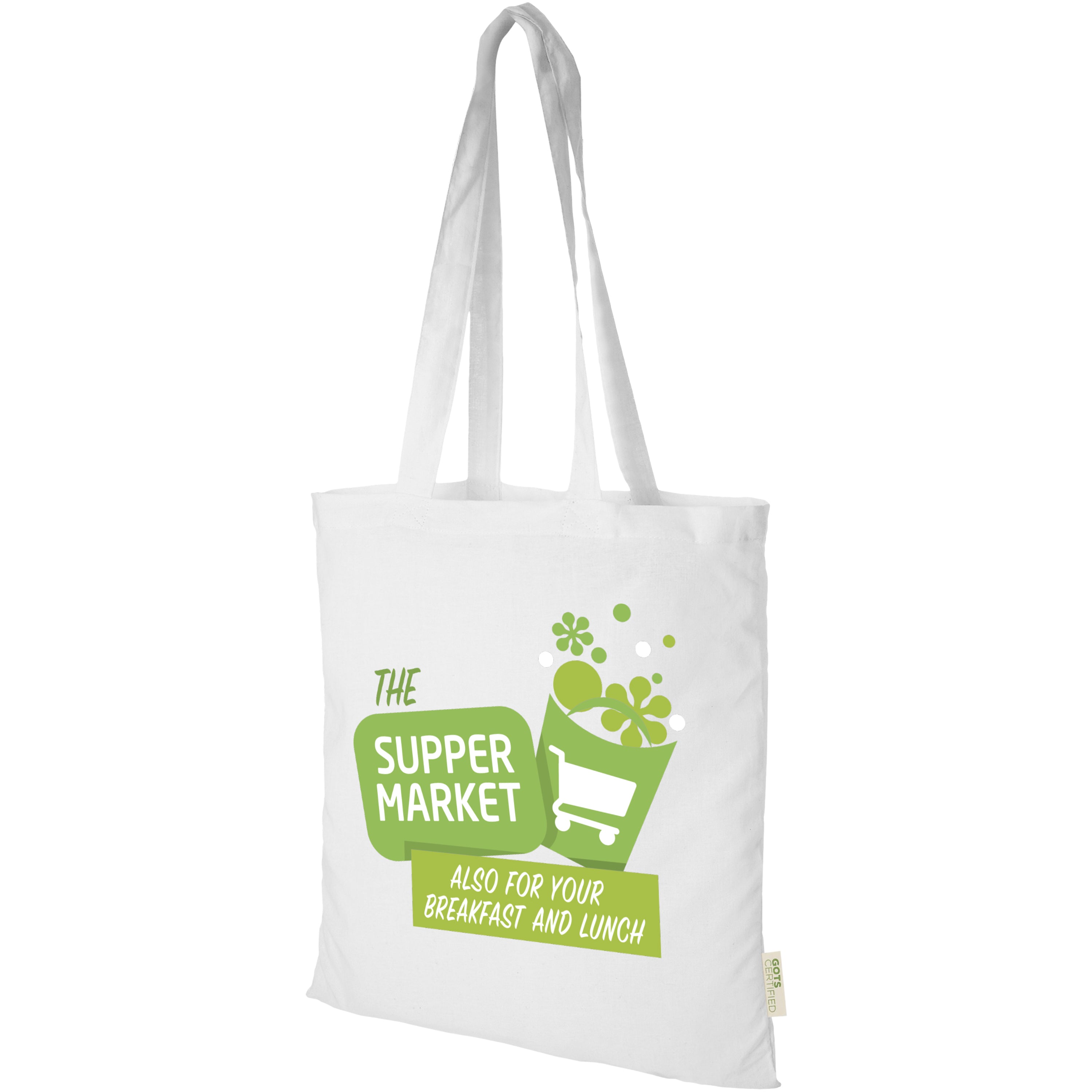 Orissa Long Handled Cotton Tote Bag