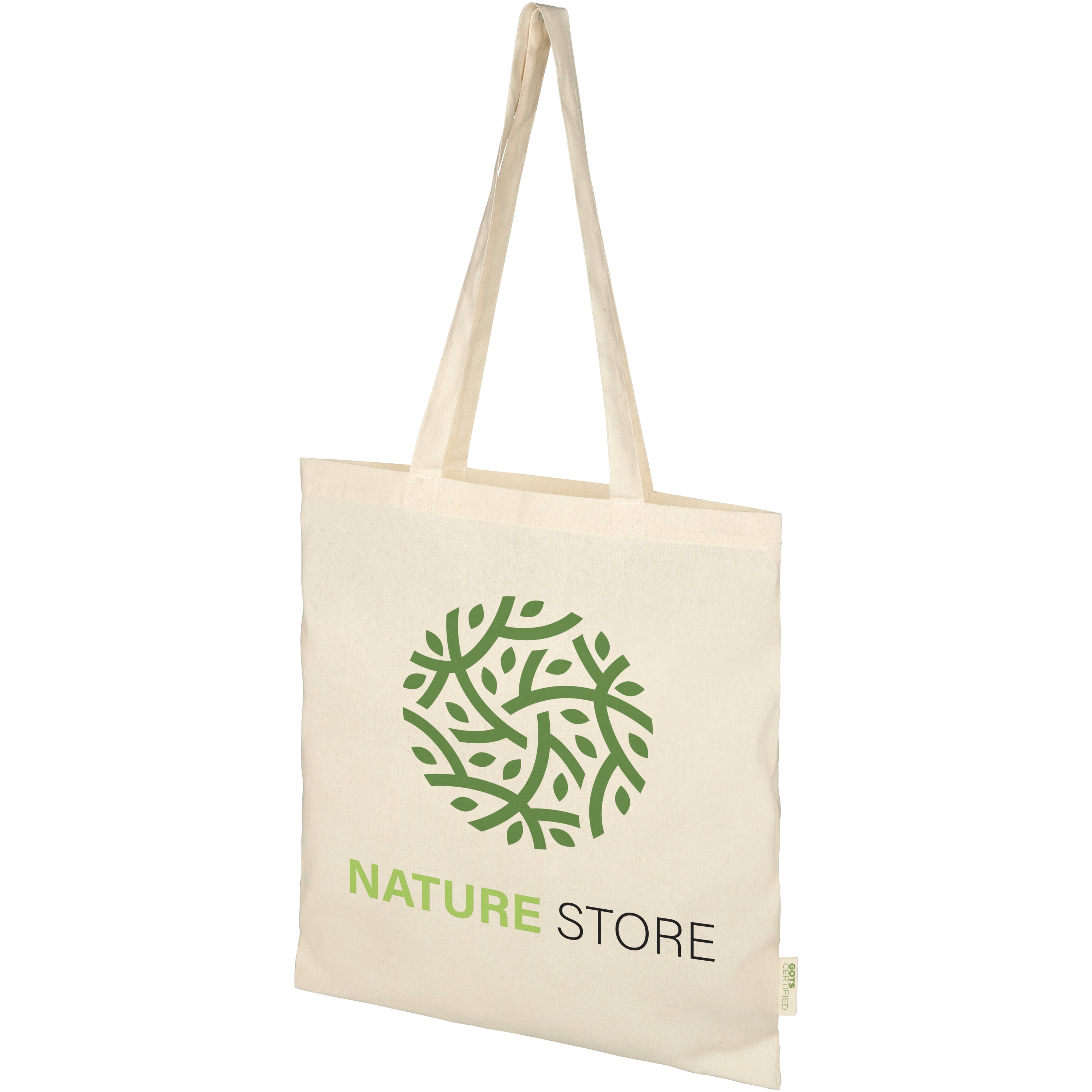 Orissa Long Handled Cotton Tote Bag