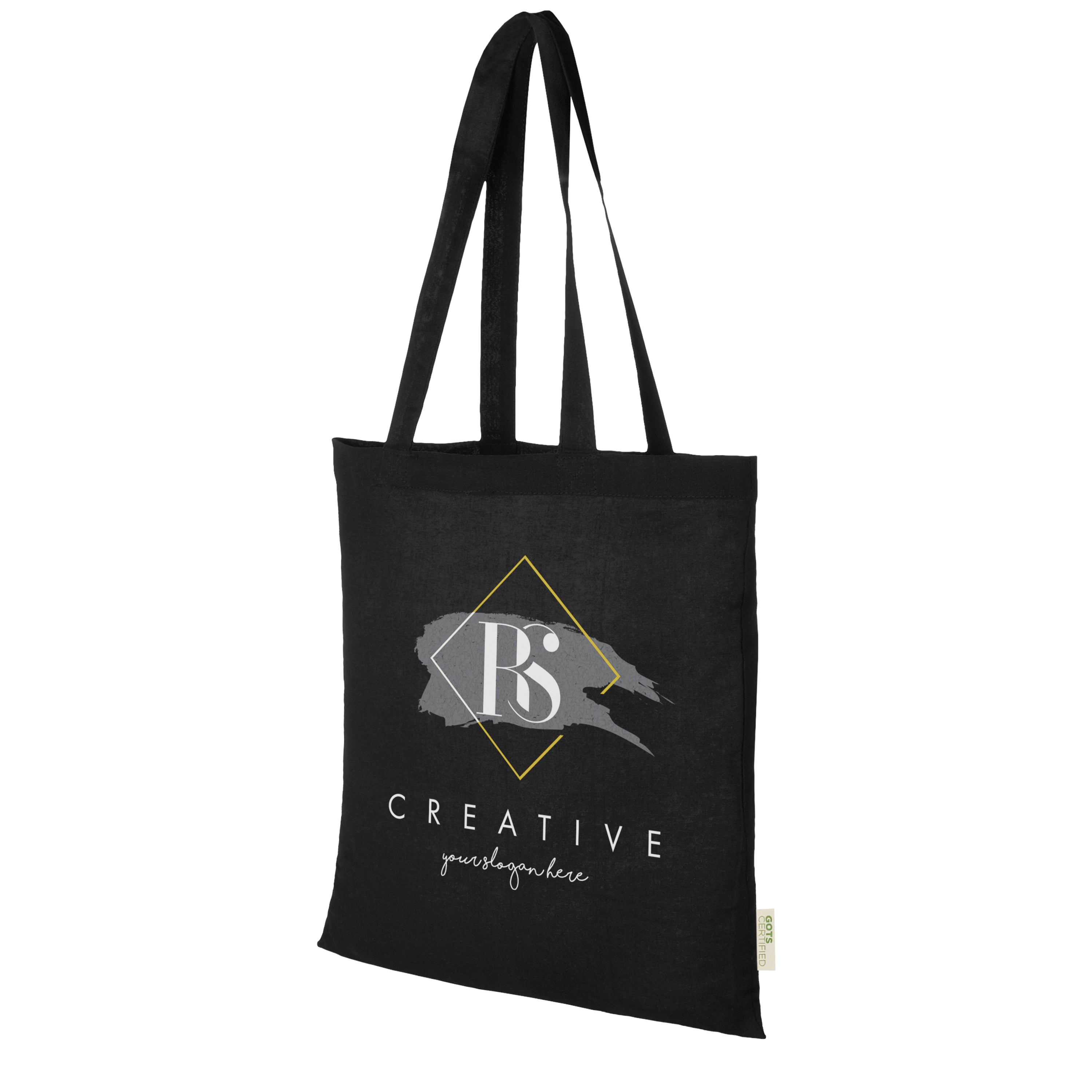 Orissa Long Handled Cotton Tote Bag