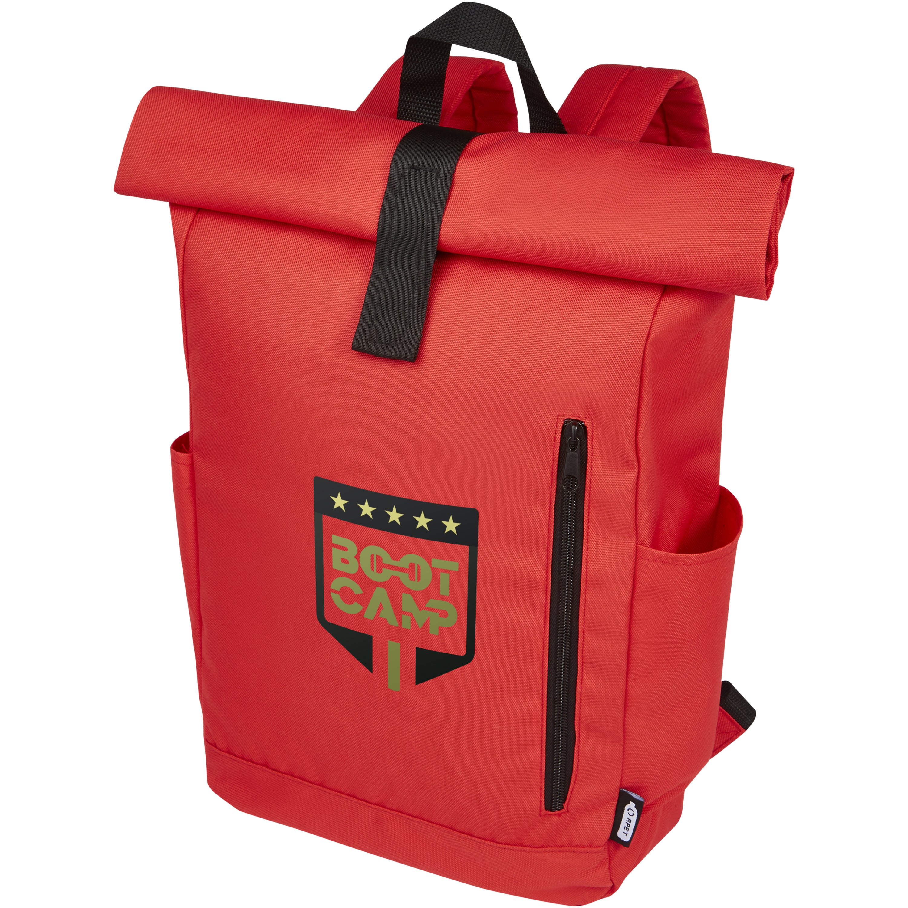 Byron Recycled Polyester Rolltop Backpack