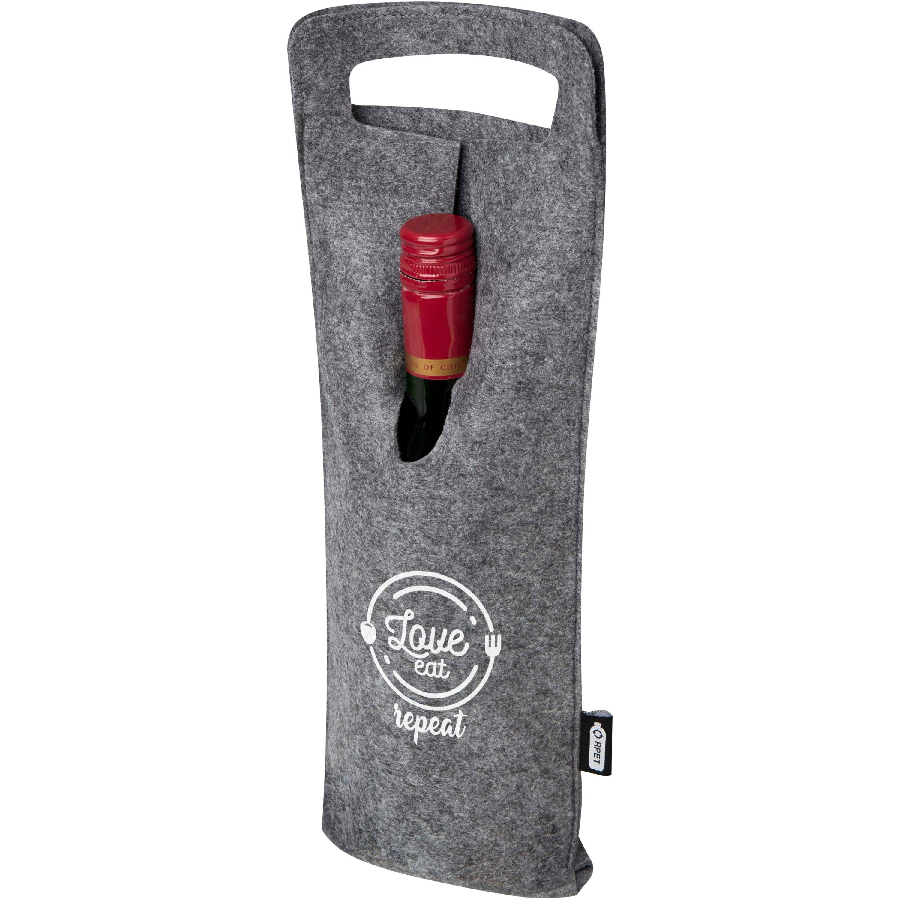 Felta 75cl Recycled Felt Wine Bag