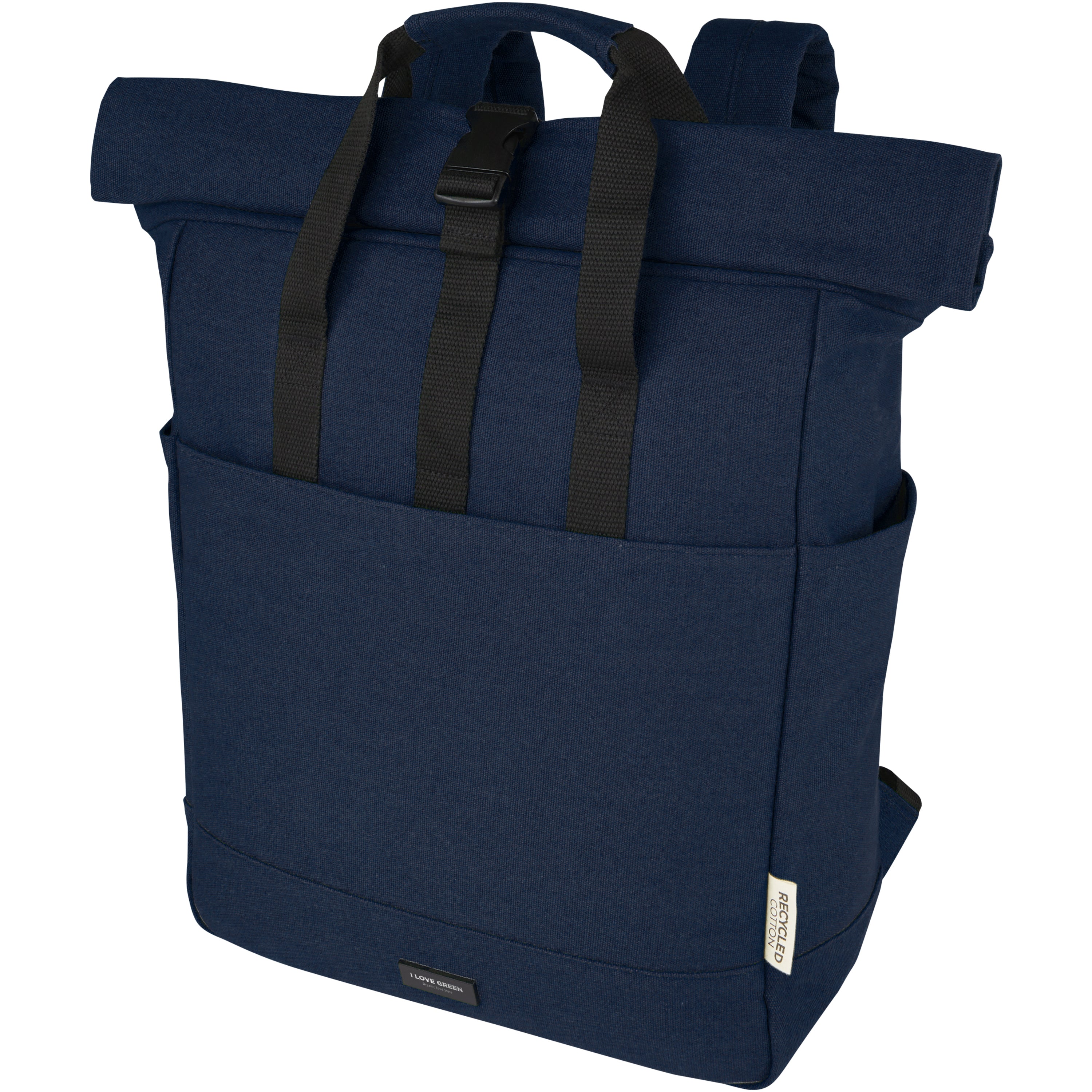 Joey Recycled Canvas Rolltop Laptop Backpack