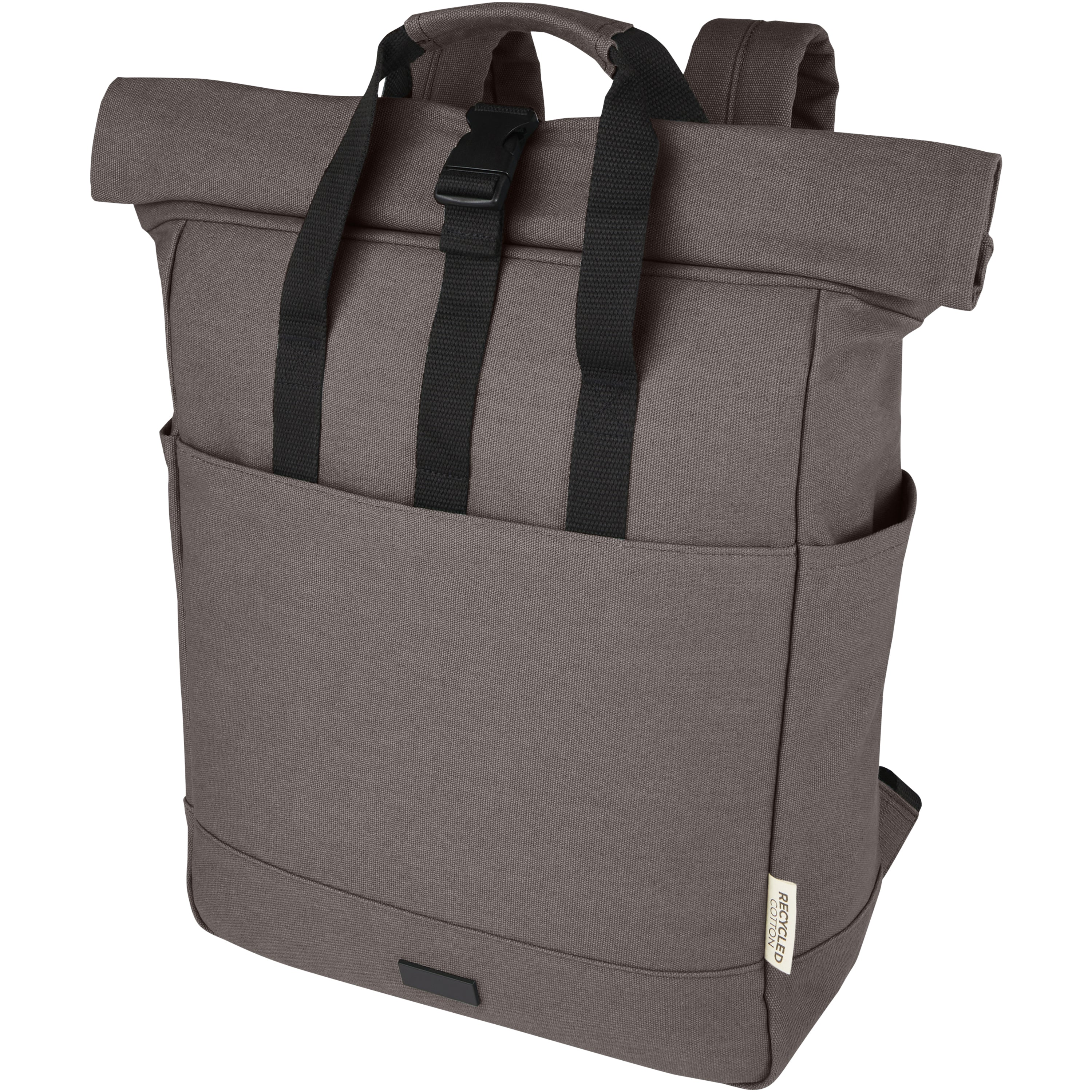Joey Recycled Canvas Rolltop Laptop Backpack