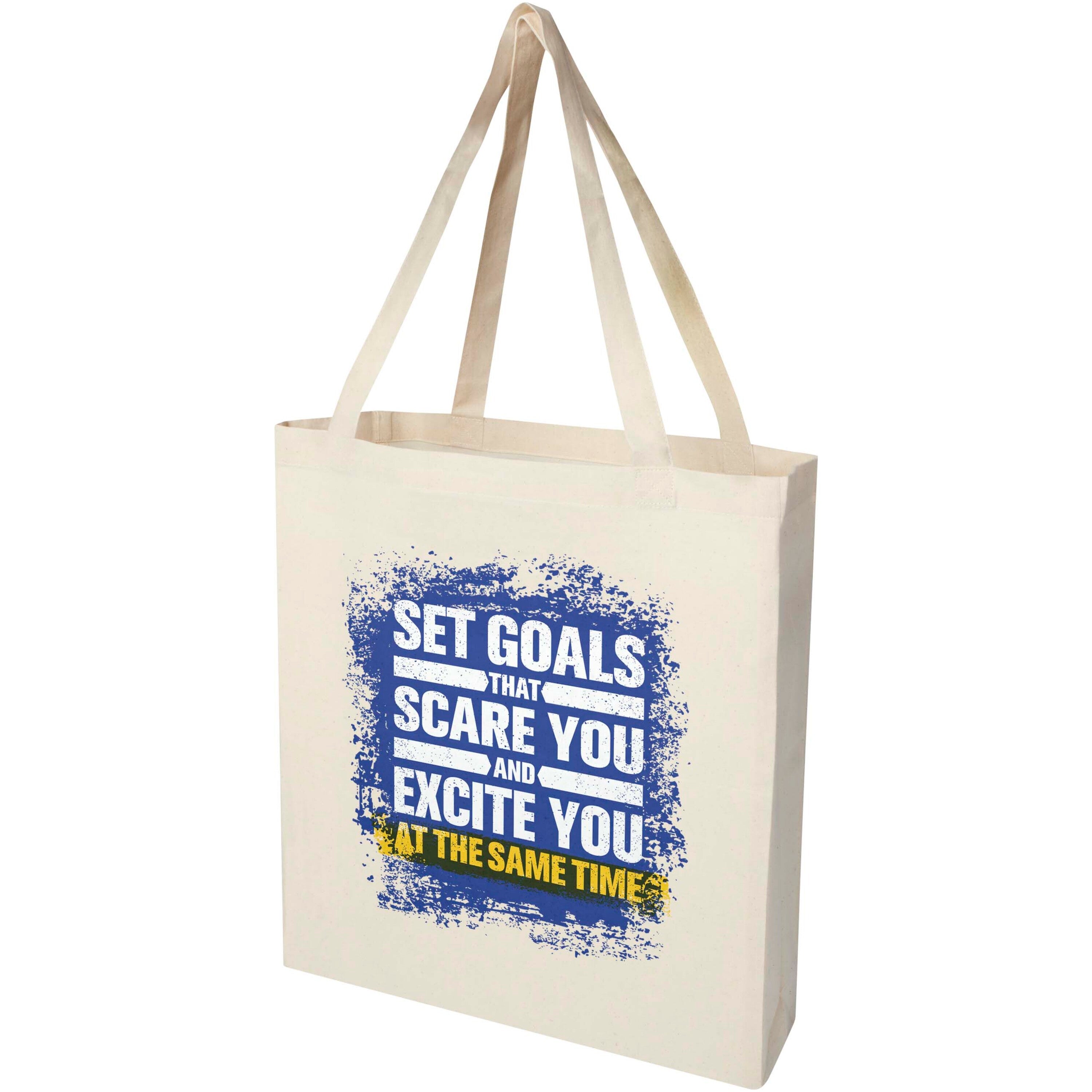 Madras Recycled Cotton Gusset Tote Bag