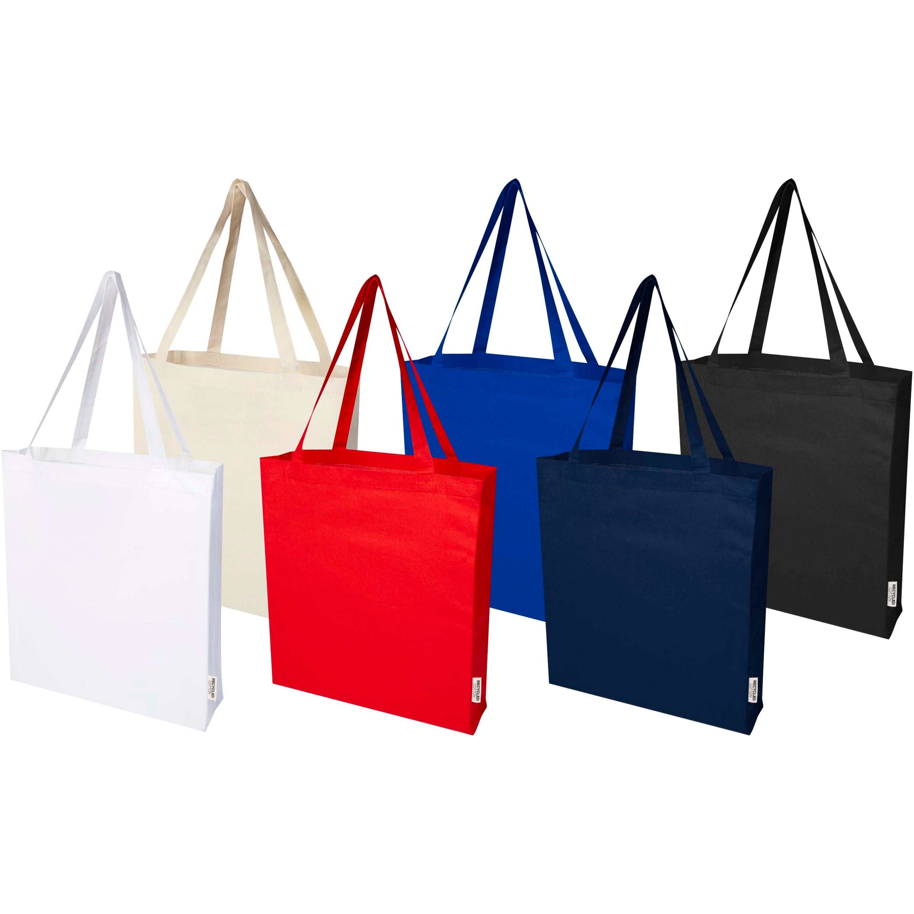Madras Recycled Cotton Gusset Tote Bag