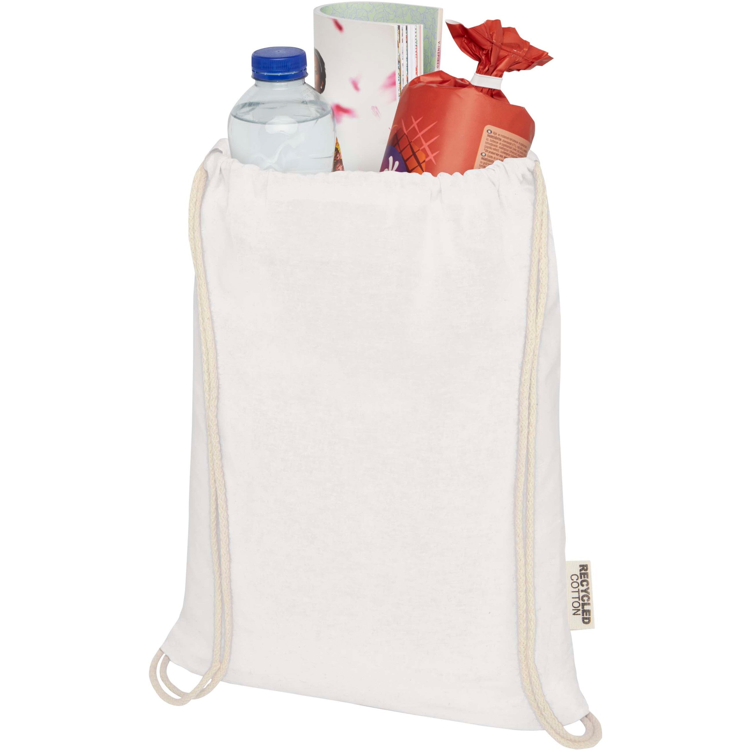 Oregon Upcycled Cotton Drawstring Bag