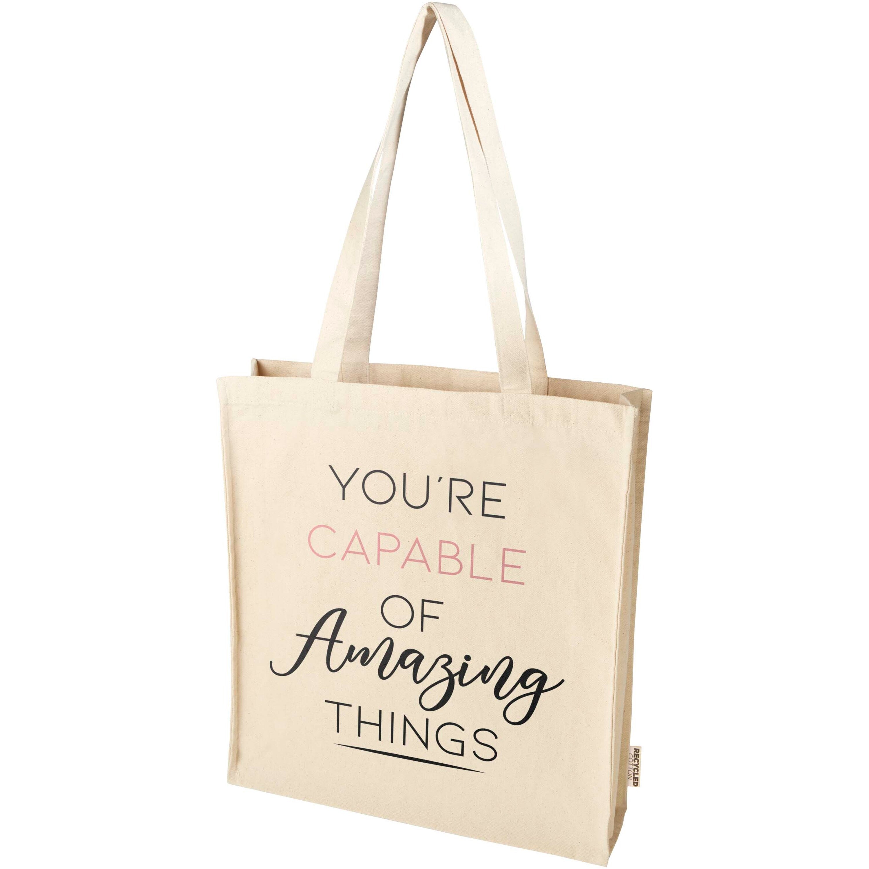 Florida Recycled Cotton Gusset Tote Bag
