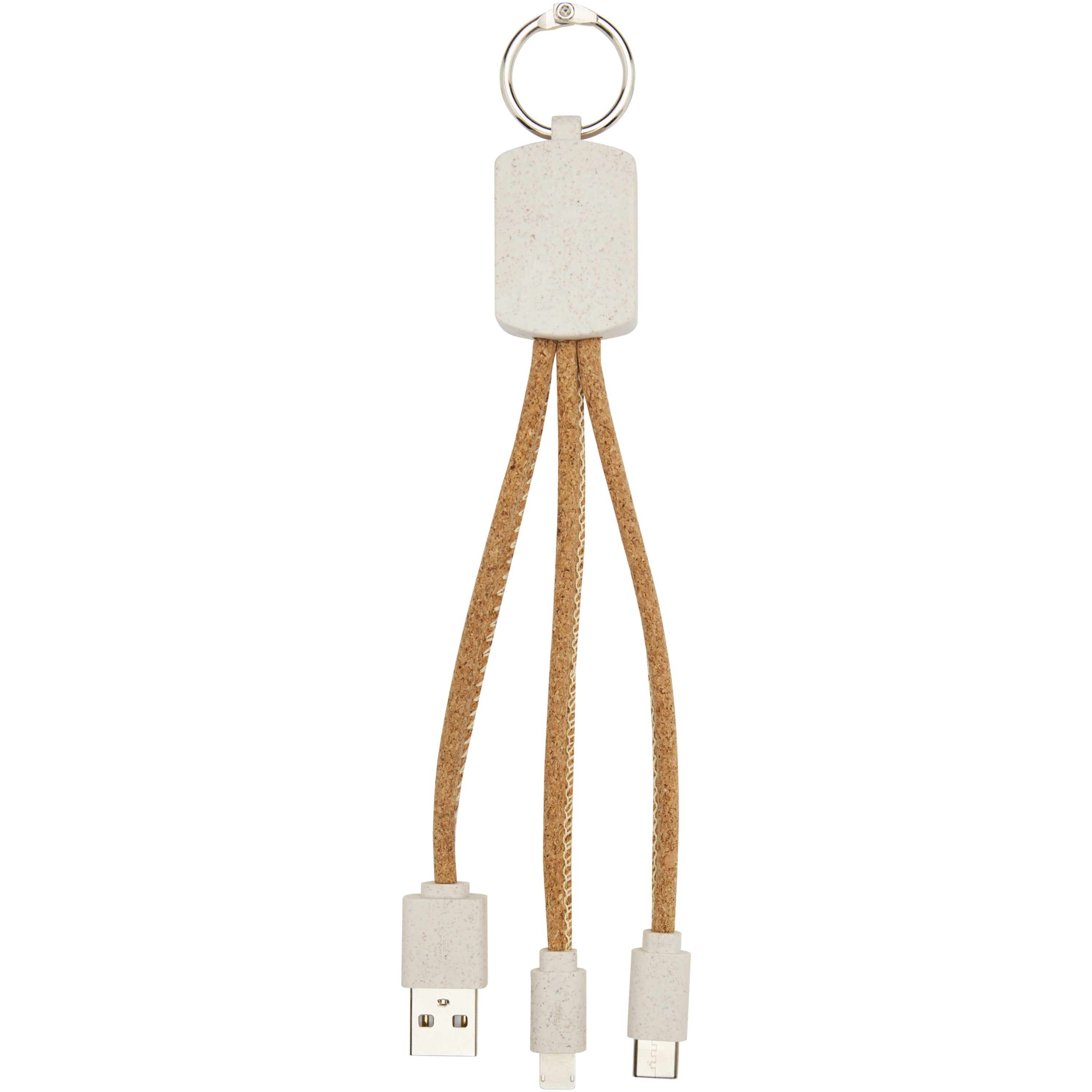 Bates 3-in-1 Cork Charging Cable