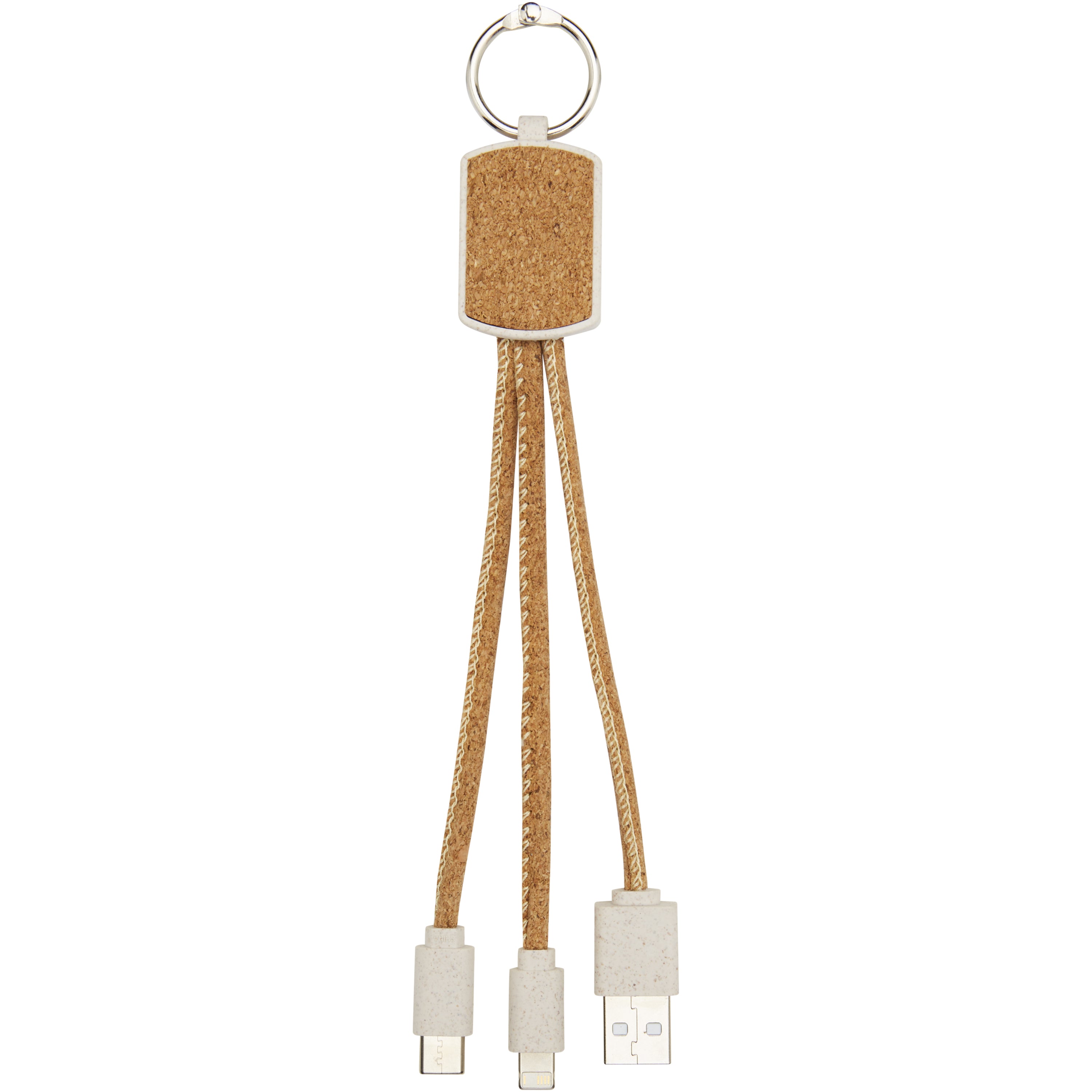 Bates 3-in-1 Cork Charging Cable