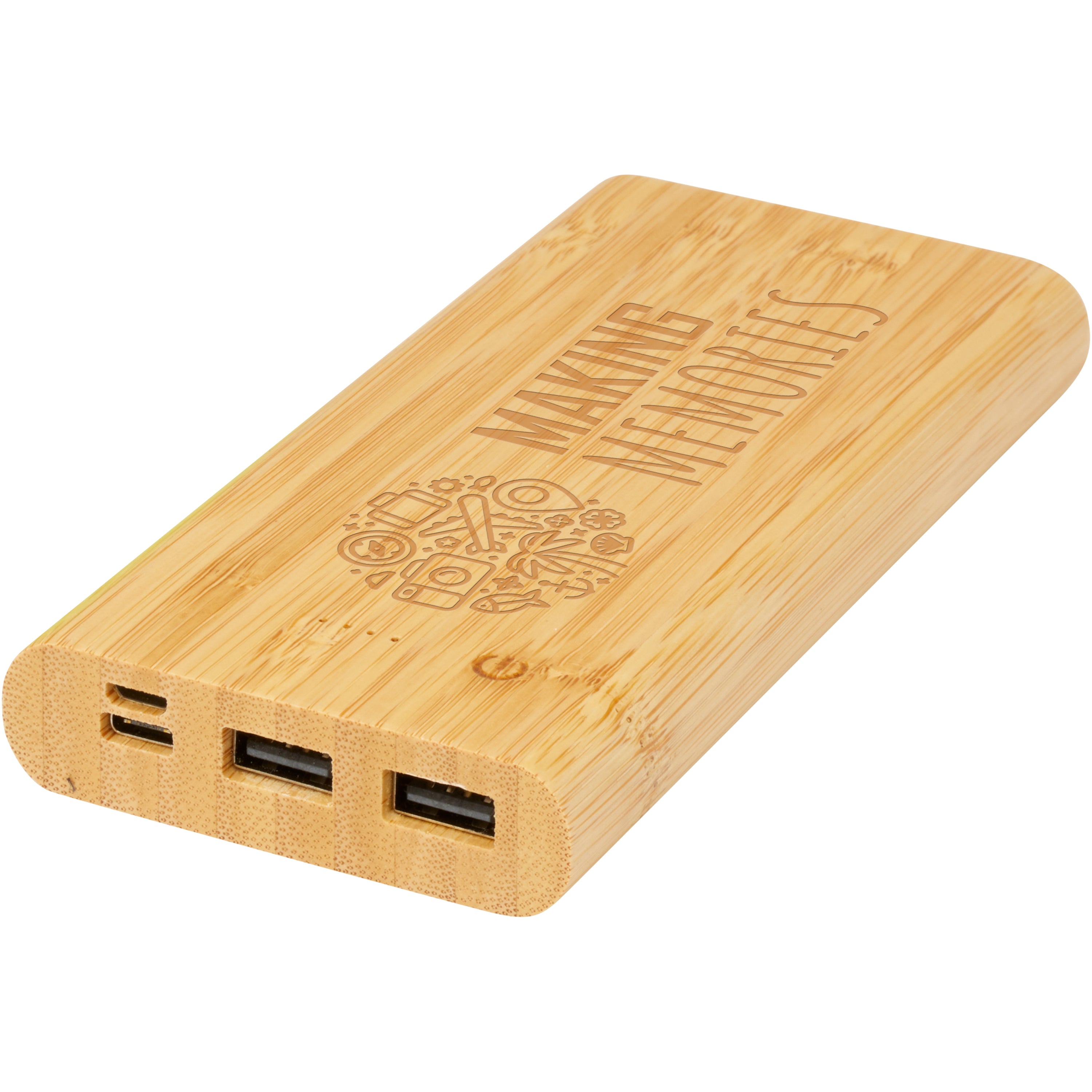 Tulda 10,000mAh Bamboo Powerbank