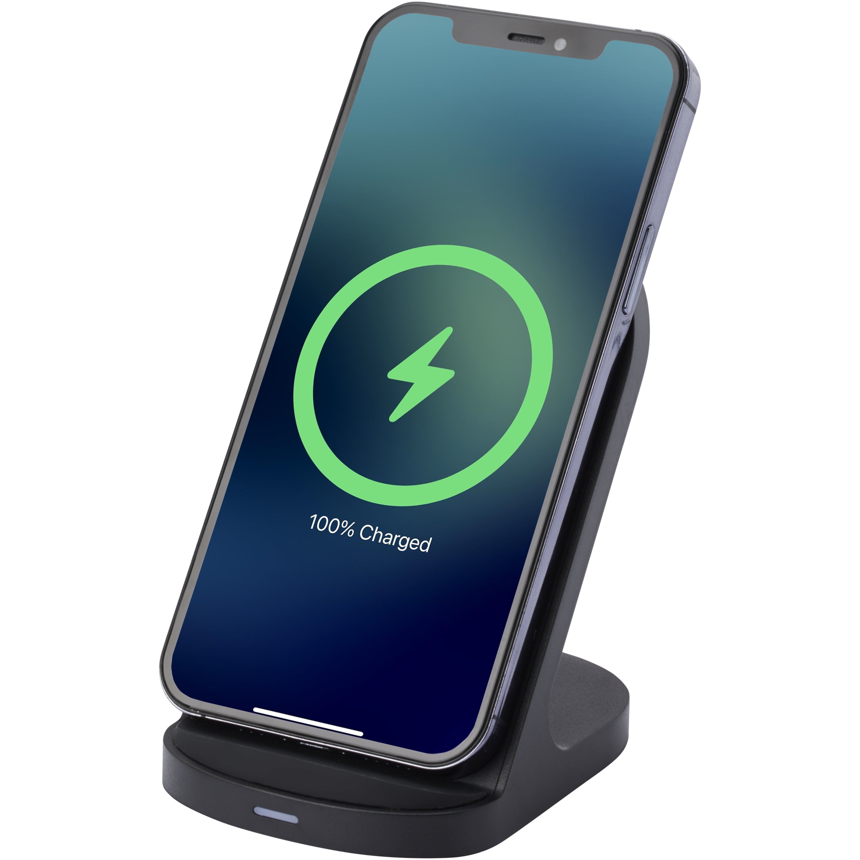 Dual Coil Recycled Plastic Wireless Charging Stand