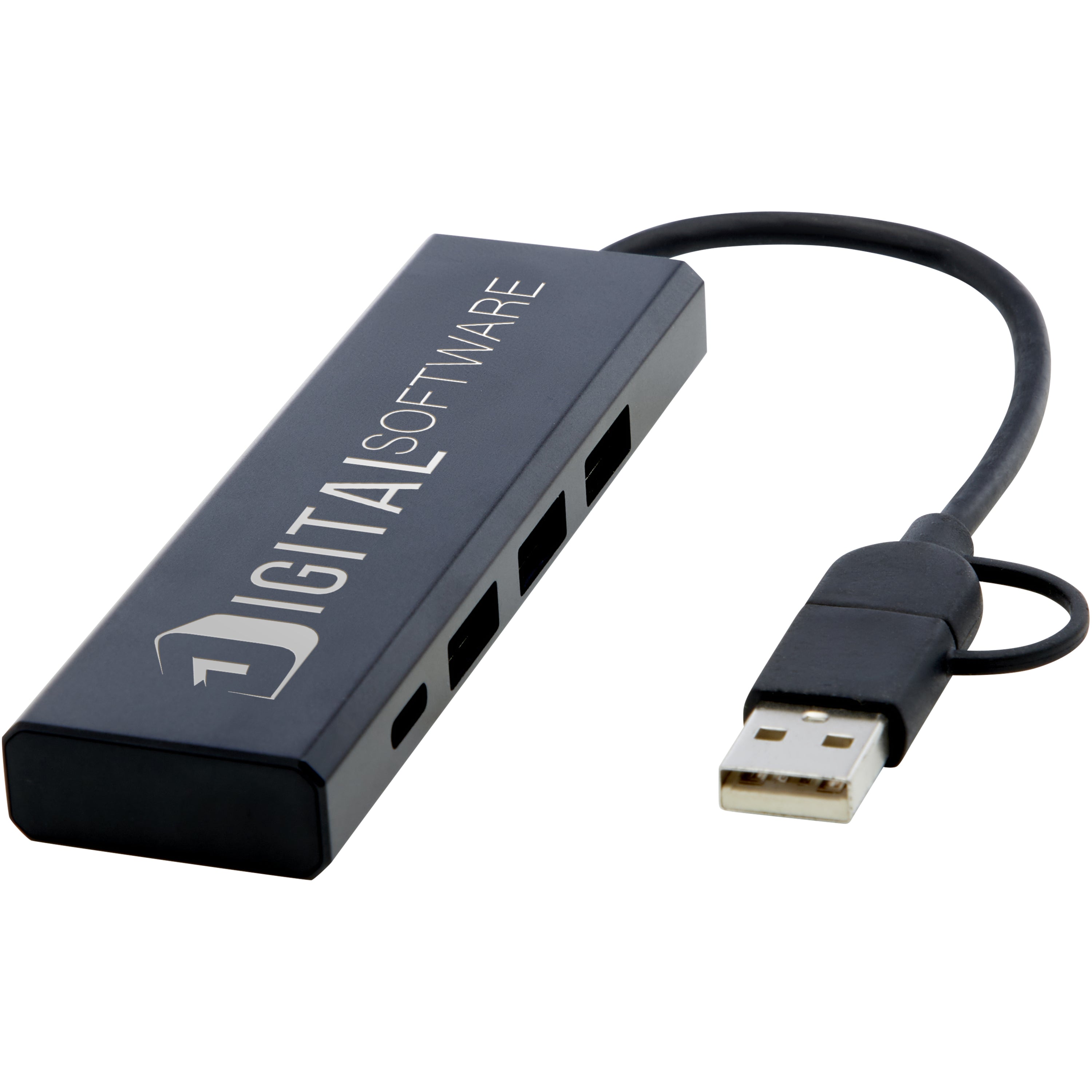Rise Recycled Aluminium USB 2.0 Hub