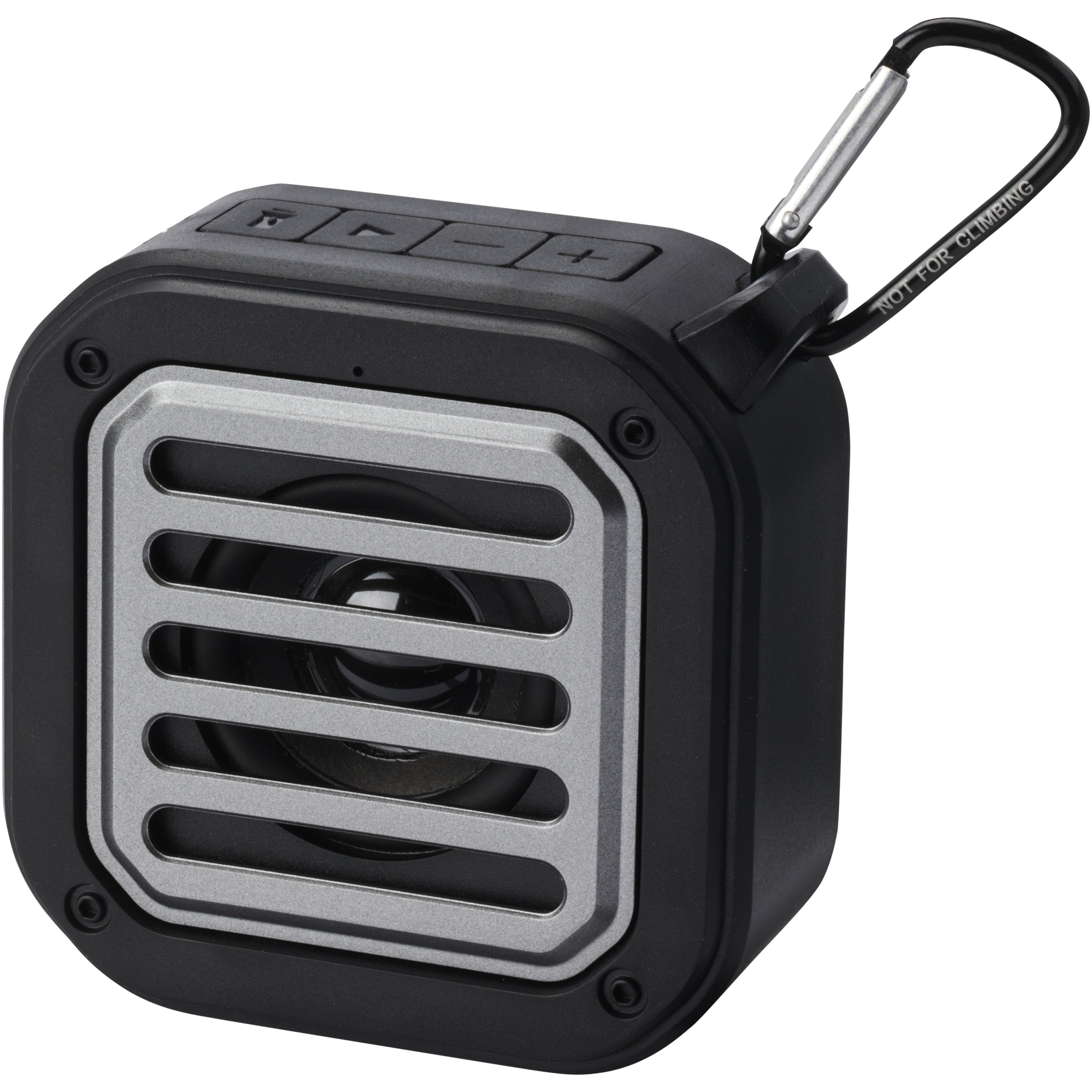 Solo Recycled Plastic Solar Wireless Speaker with Carabiner