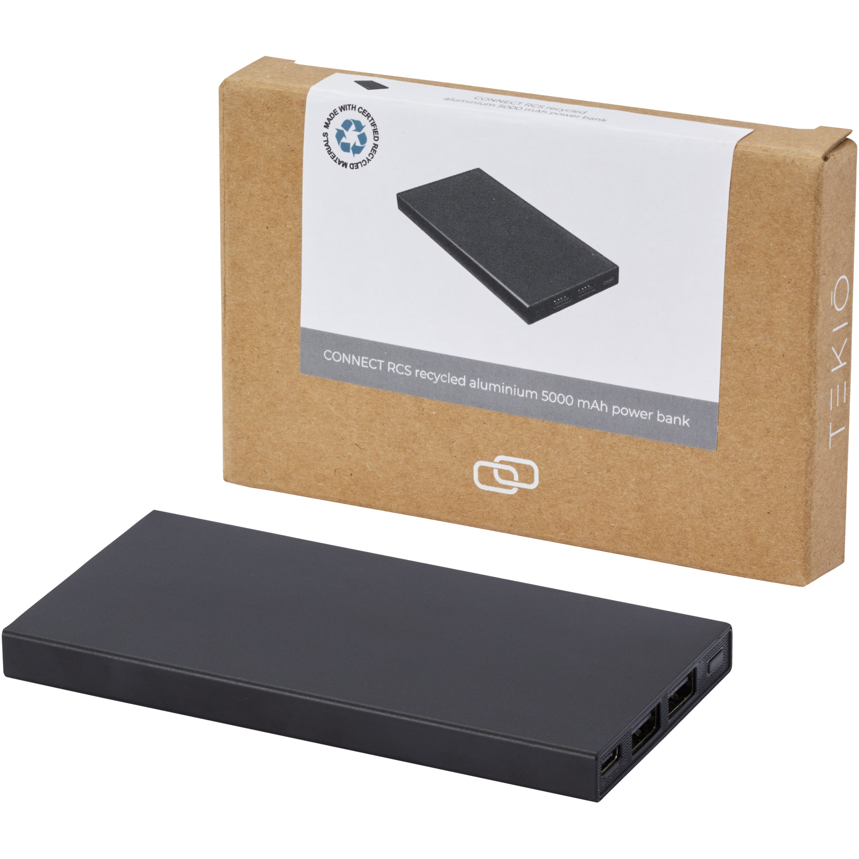 Connect Recycled Aluminium Powerbank