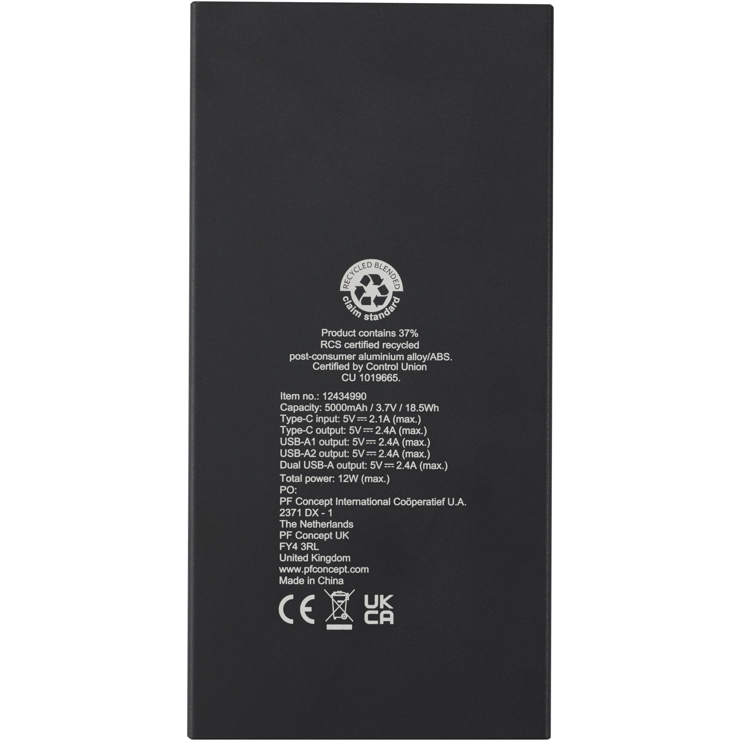 Connect Recycled Aluminium Powerbank