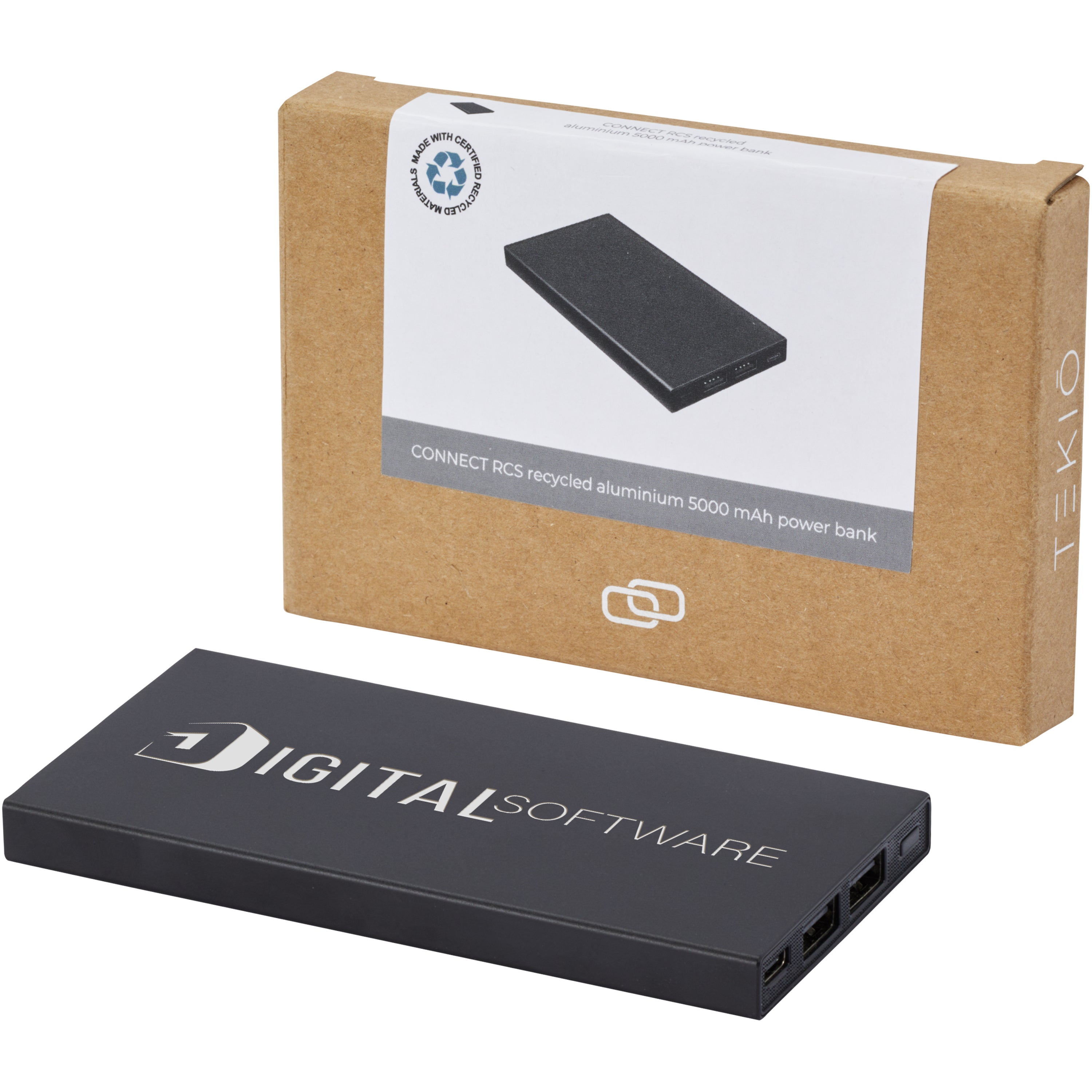 Connect Recycled Aluminium Powerbank