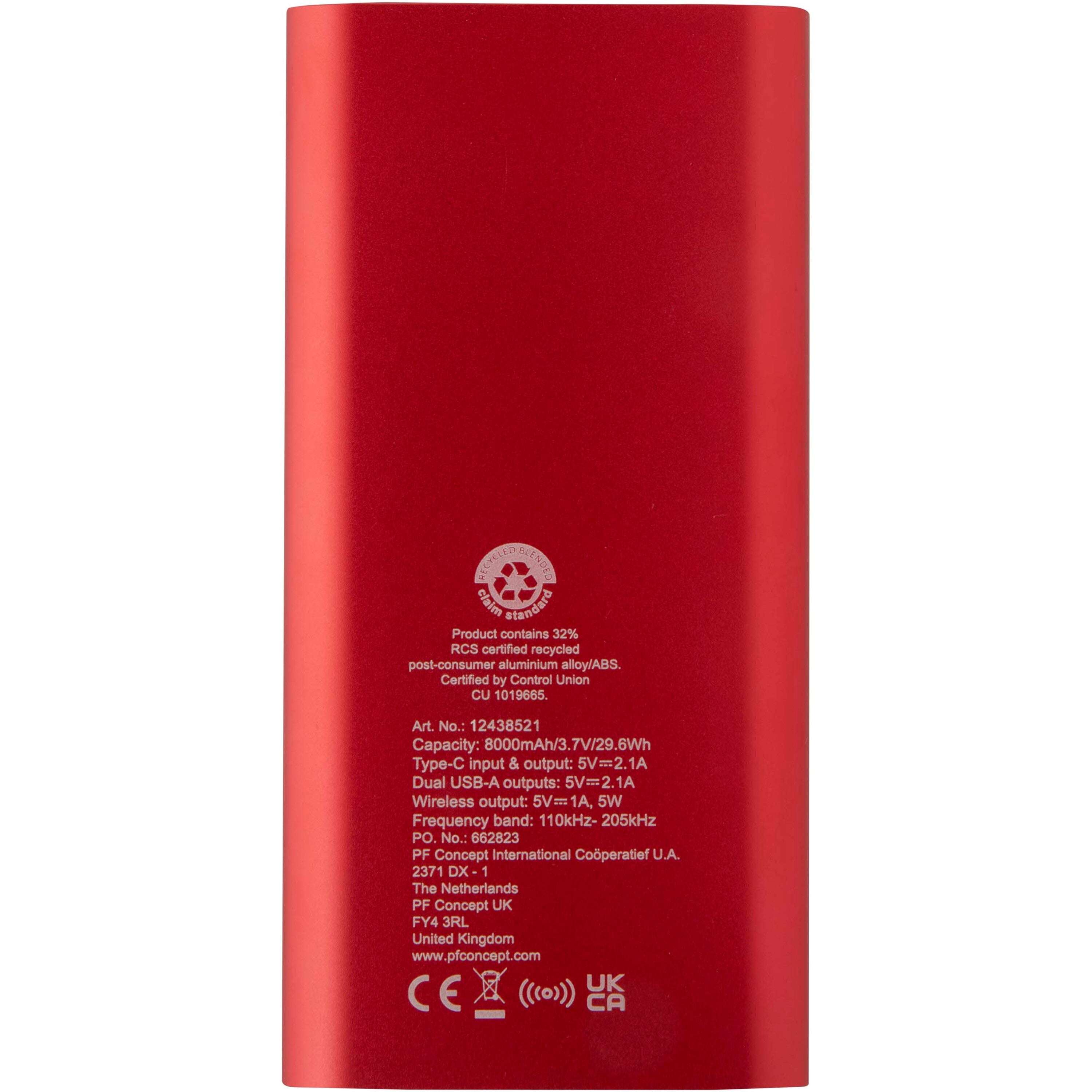 Juice 8000mAh Recycled Wireless Powerbank