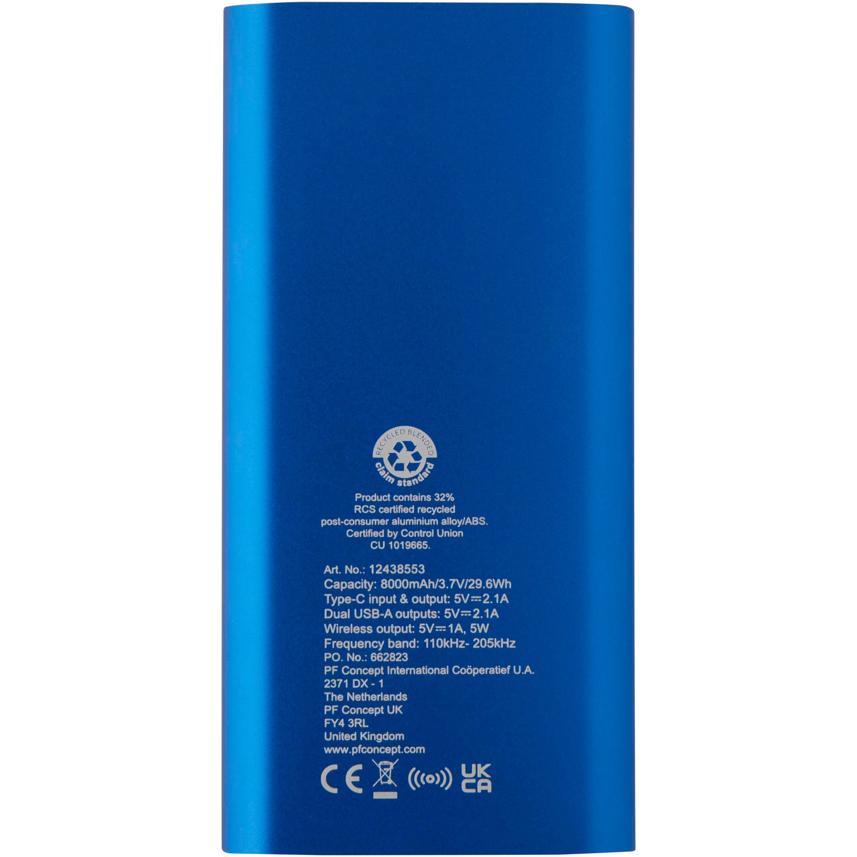 Juice 8000mAh Recycled Wireless Powerbank