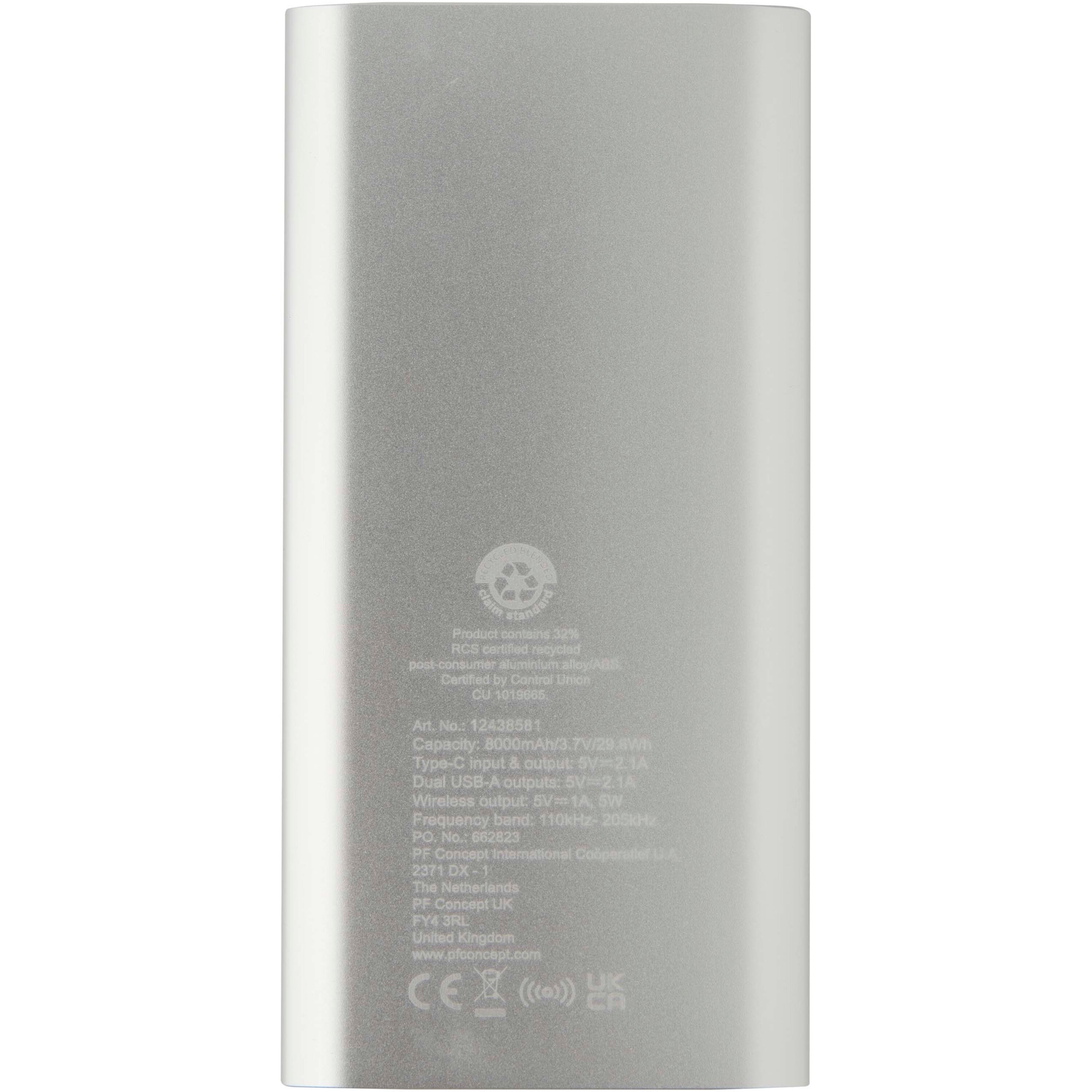 Juice 8000mAh Recycled Wireless Powerbank
