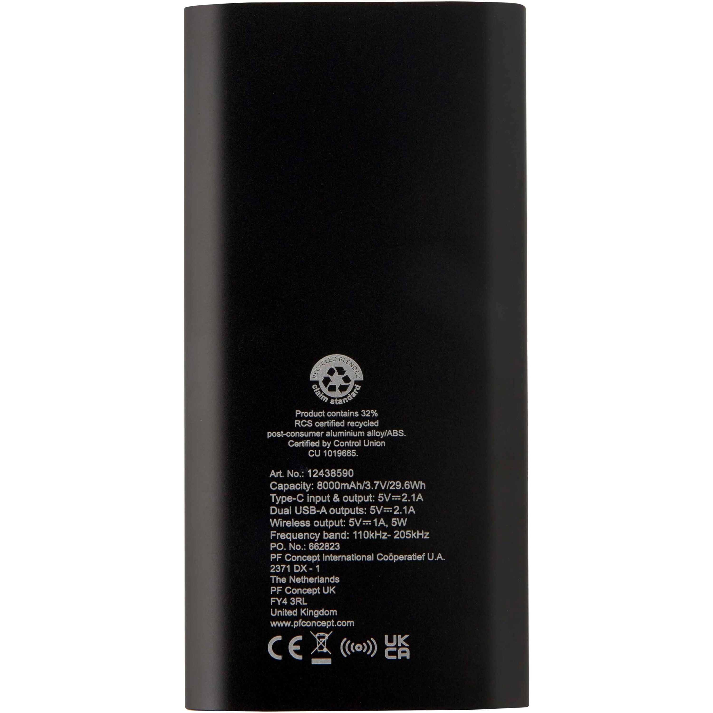 Juice 8000mAh Recycled Wireless Powerbank