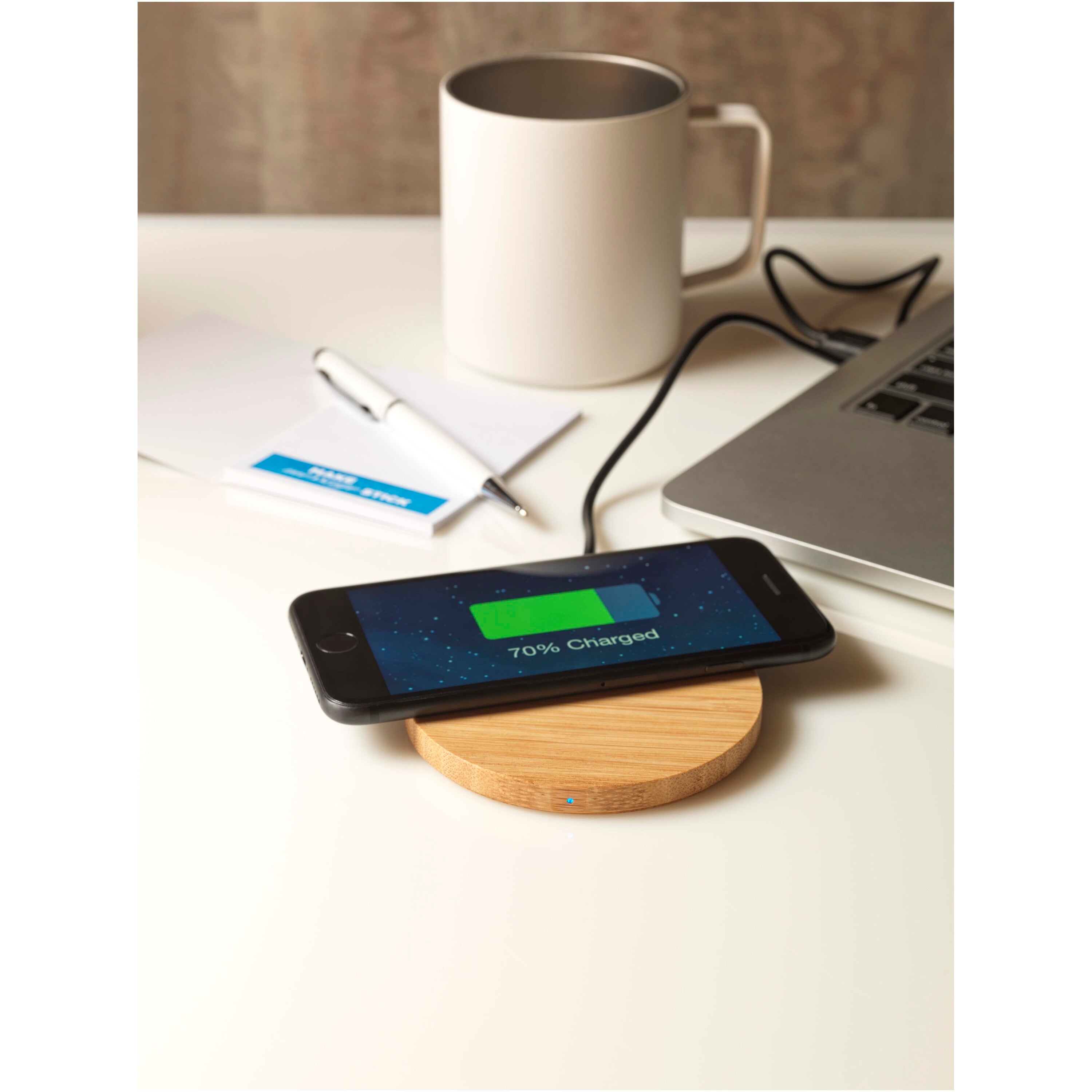 Essence 15W Bamboo Wireless Charging Pad
