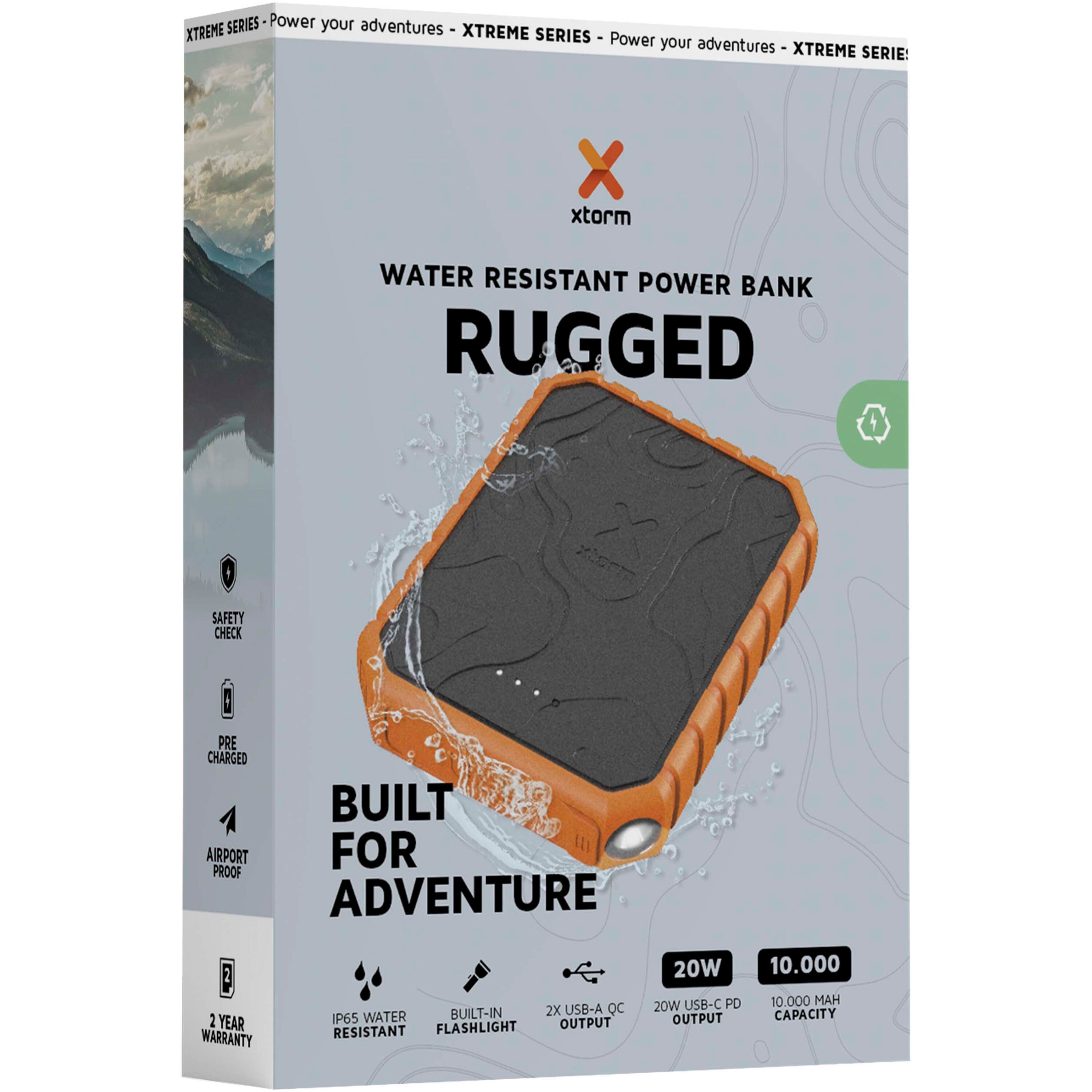Xtorm Xtreme Waterproof Rugged Powerbank with Torch